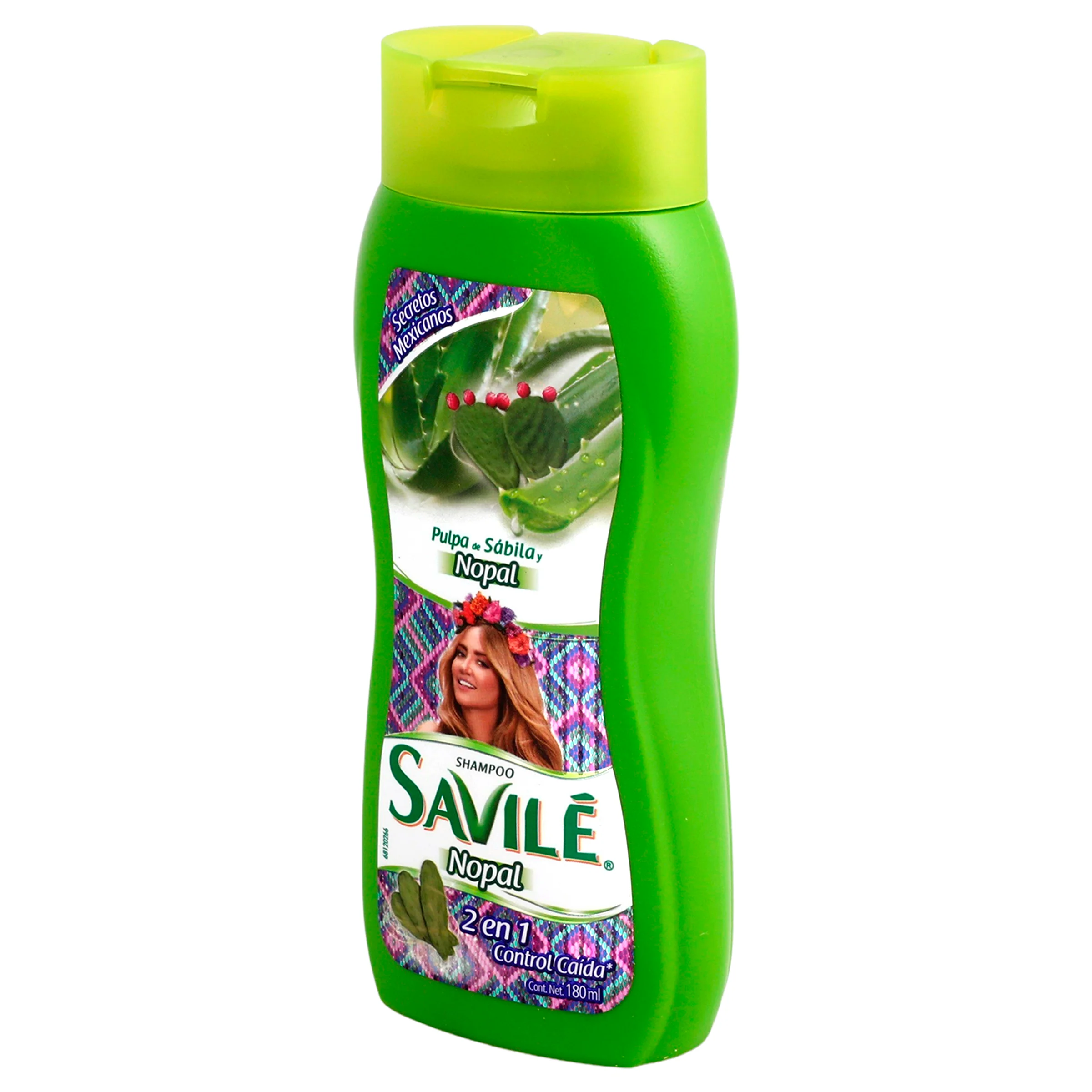 Shampoo Savile C-Caida 2 En 1 Nopal 180 Ml - Image 3