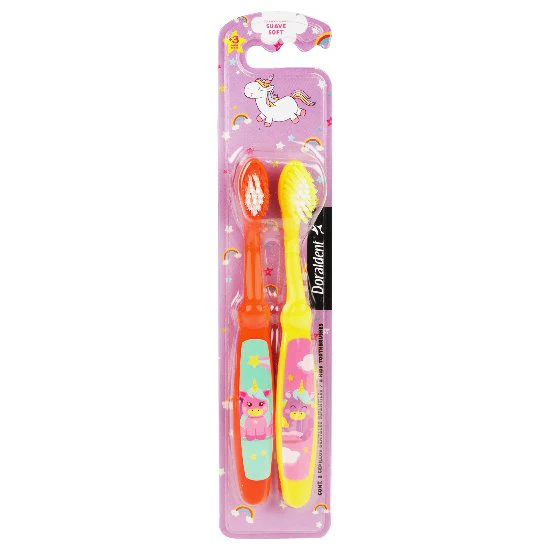 Cepillo Dental Dorald Infantil Unicornio Con 2 Piezas