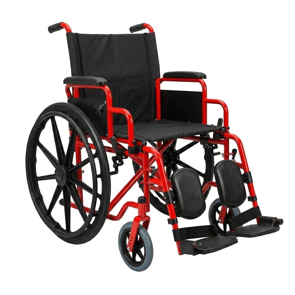 Wx19Neuepmsd Silla De Ruedas 19 Negra Abat/Elevapierna Mag Solida 8X2