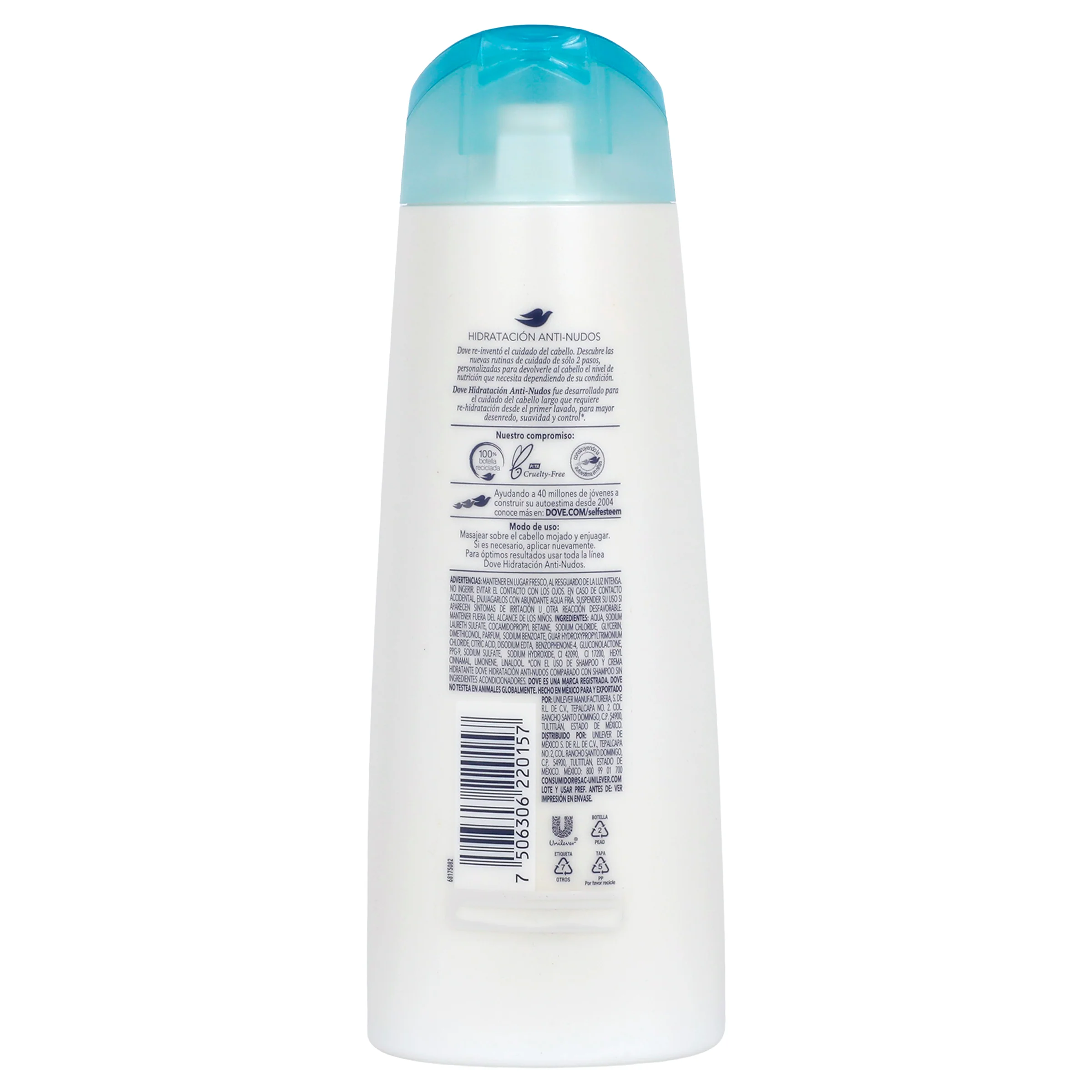 Shampoo Dove Hidra Anti-Nudos 180 Ml - Image 7
