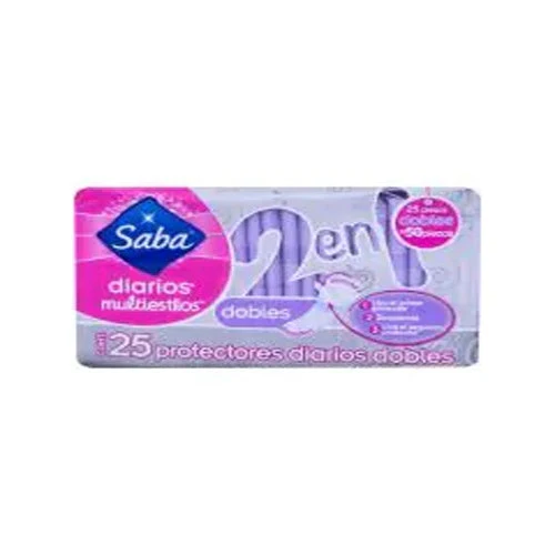 Panty Protectores Saba Diarios Dobles