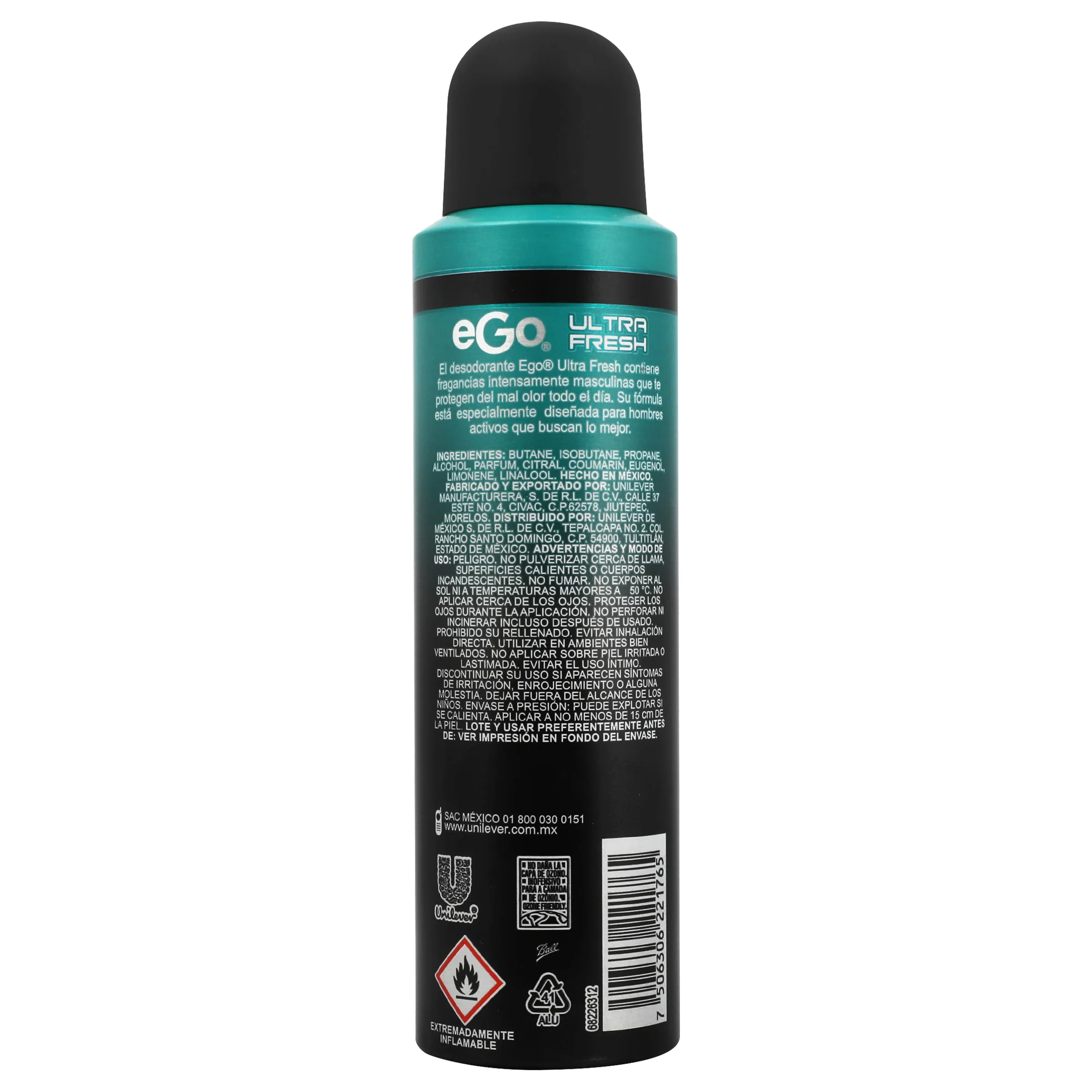 Desodorante Ego Ult-Fresh 24H Spray 150 Ml - Image 4