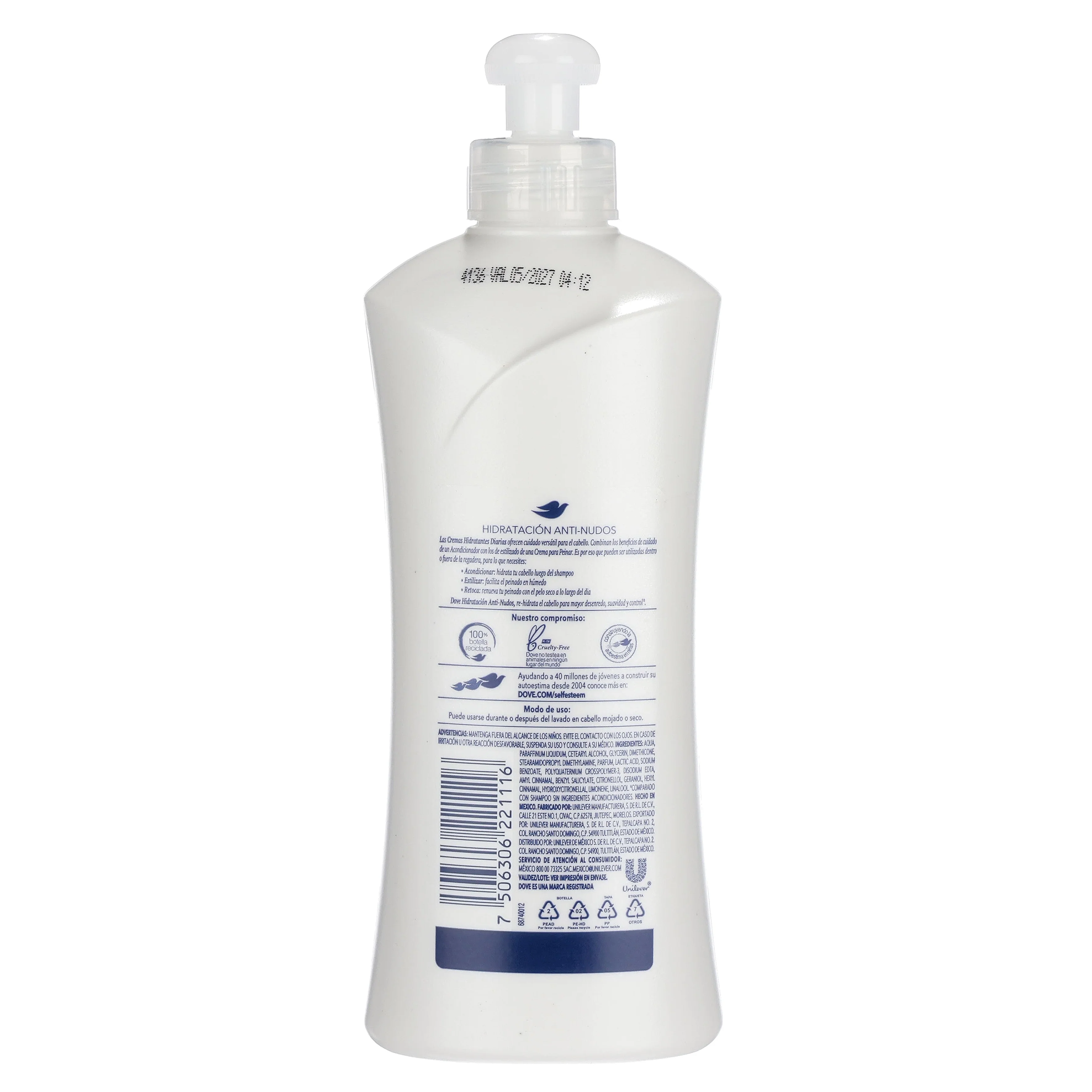 Crema Dove Hidra Anti-Nudos 300 Ml - Image 7