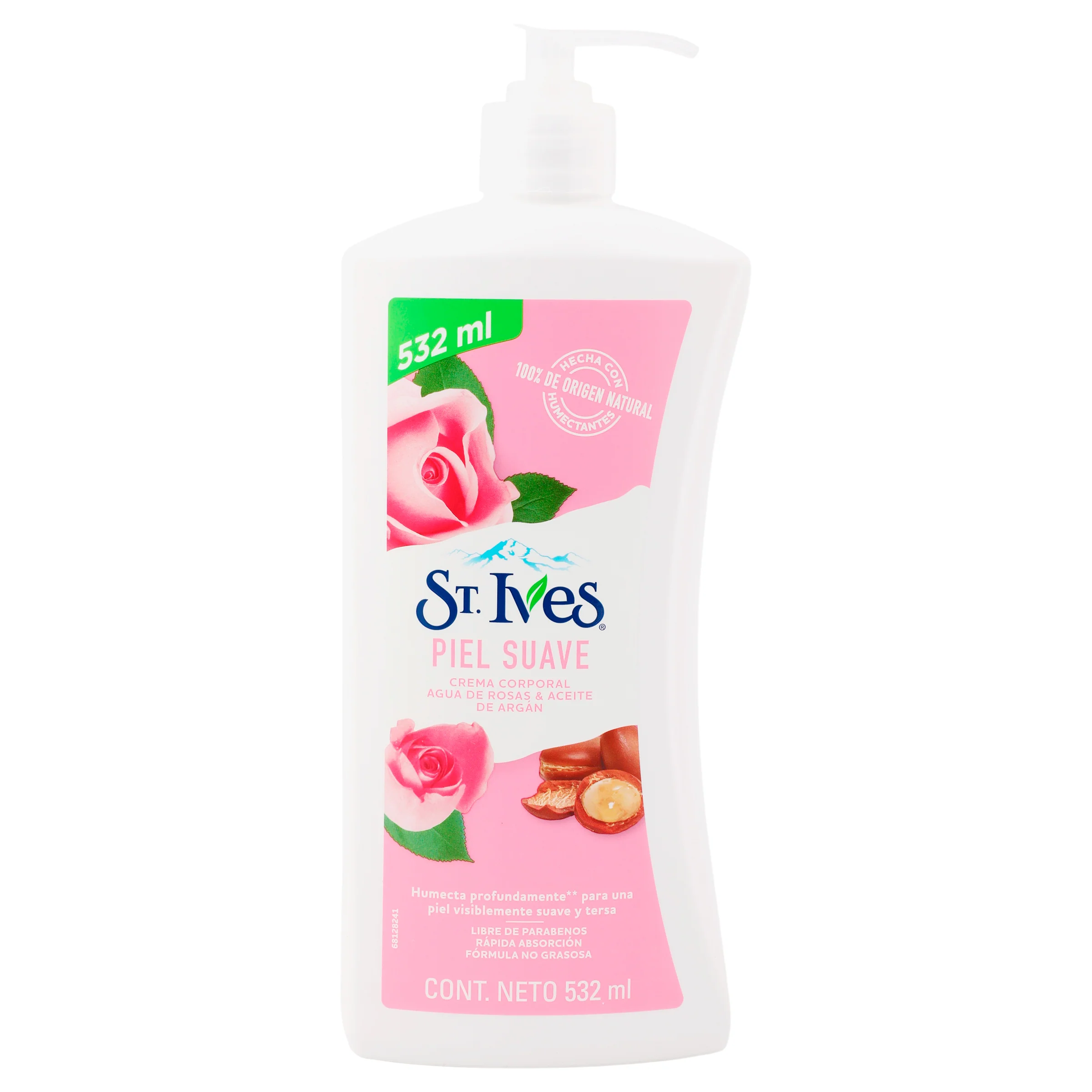 Crema St Ives Corporal Rosa-Argan 532 Ml