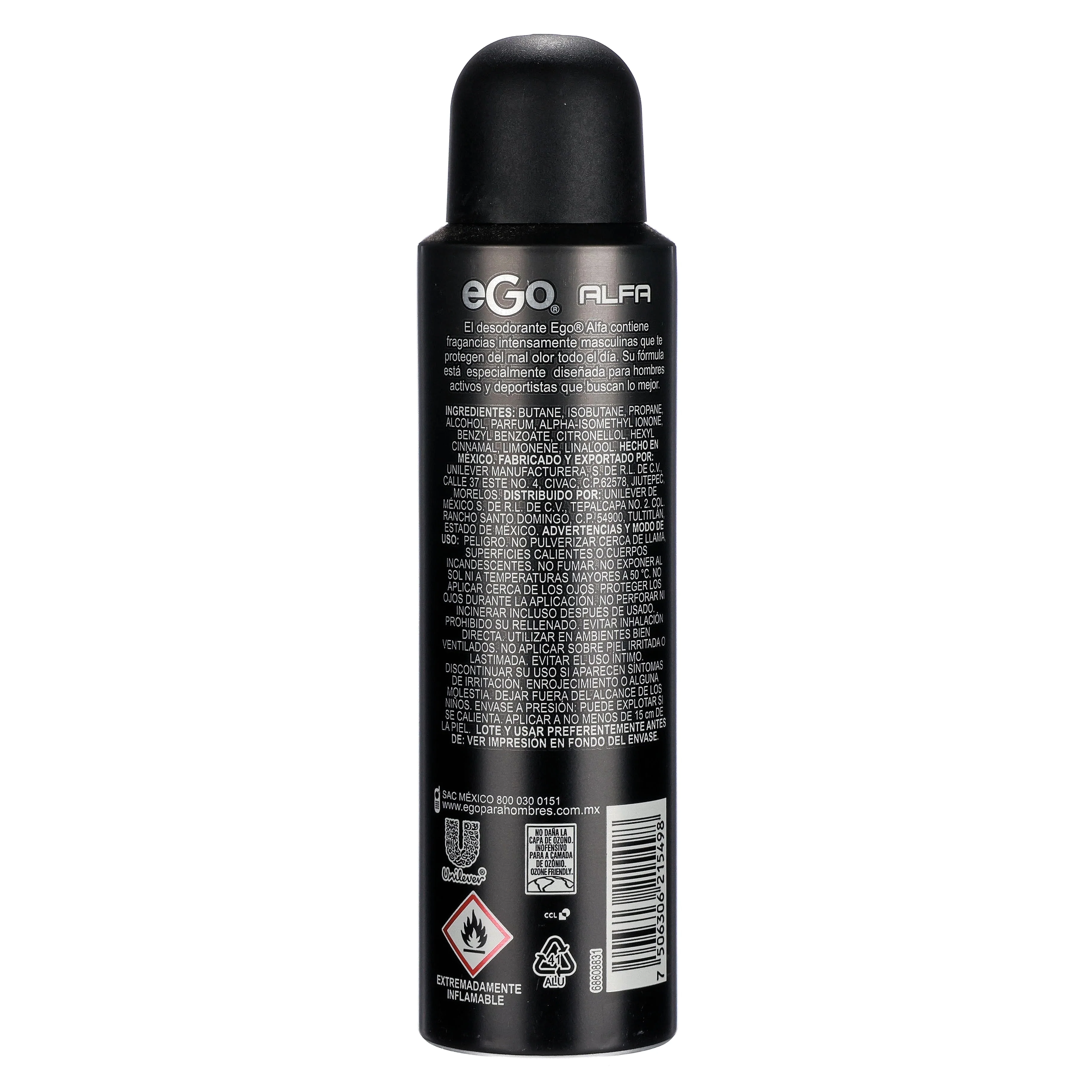 Desodorante Ego Alfa 24H Spray 150 Ml - Image 7