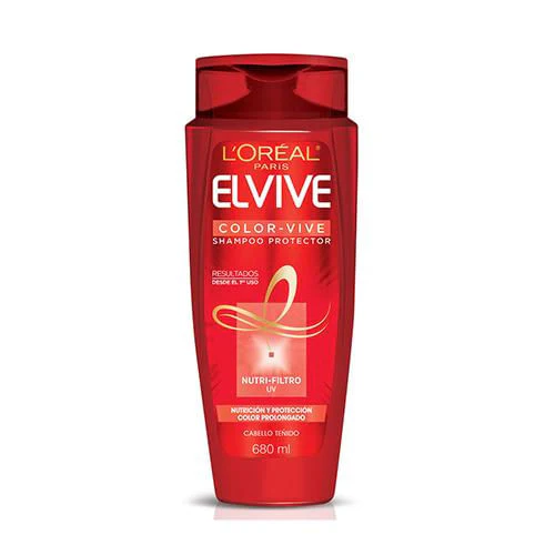 Shampoo Elvive Color-Vive Uv 680 Mililitros