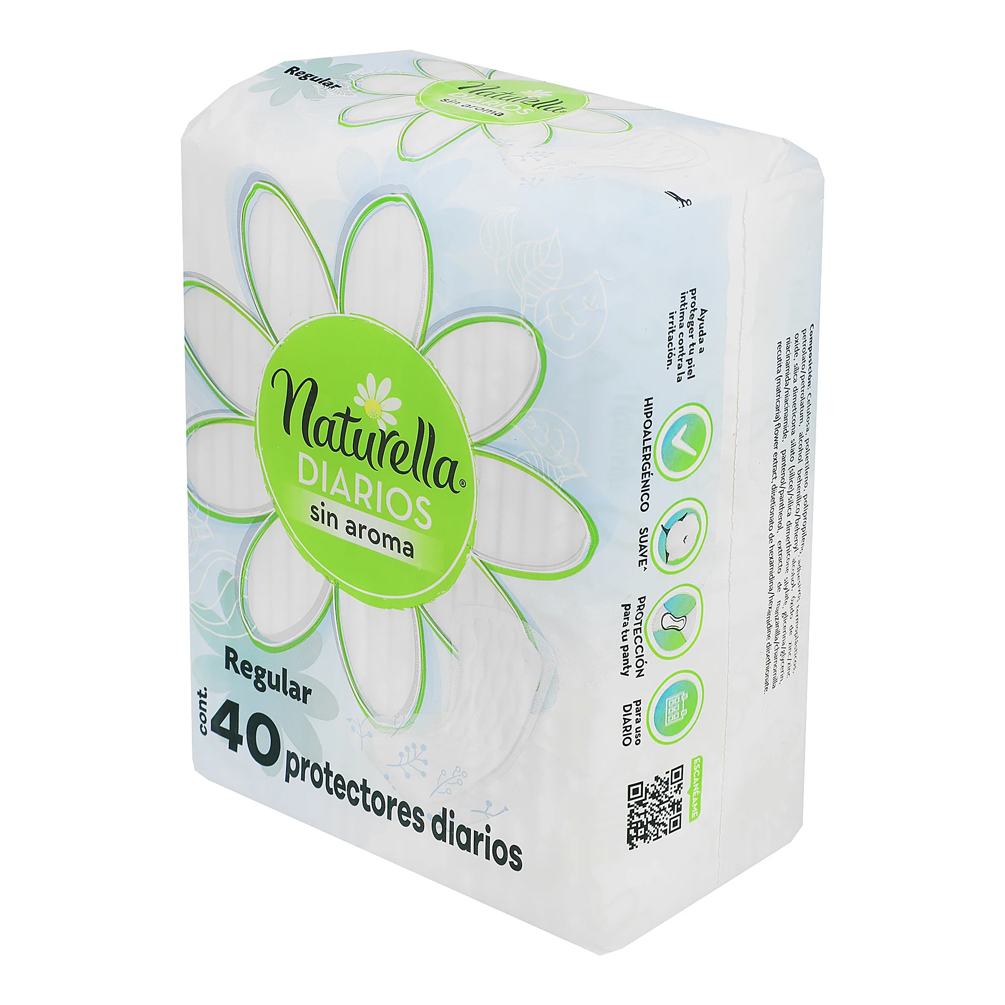 Panty Protector Naturella Diarios Sin Aroma C/40 Piezas - Image 4