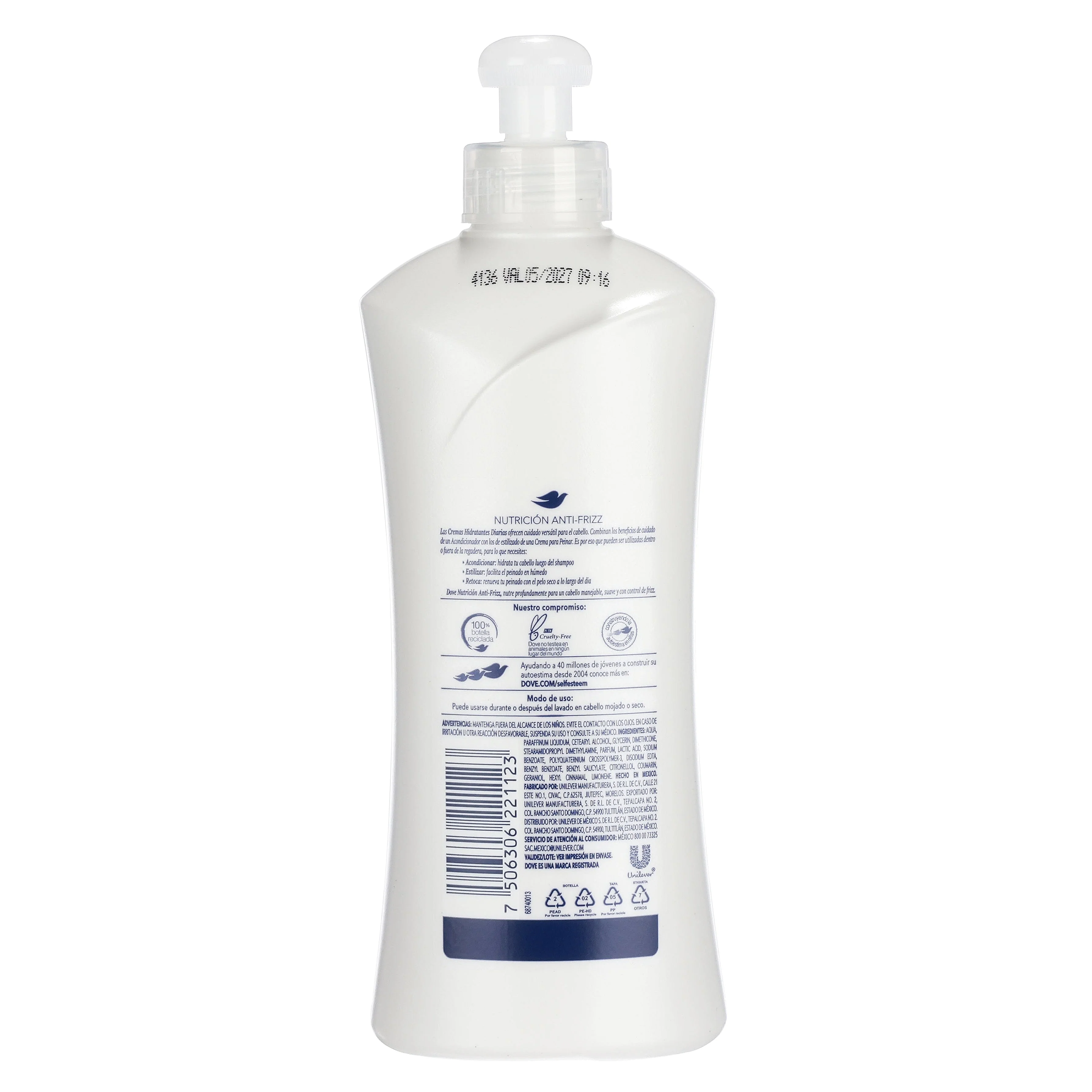 Crema Dove Nutri Anti-Frizz 300 Ml - Image 7