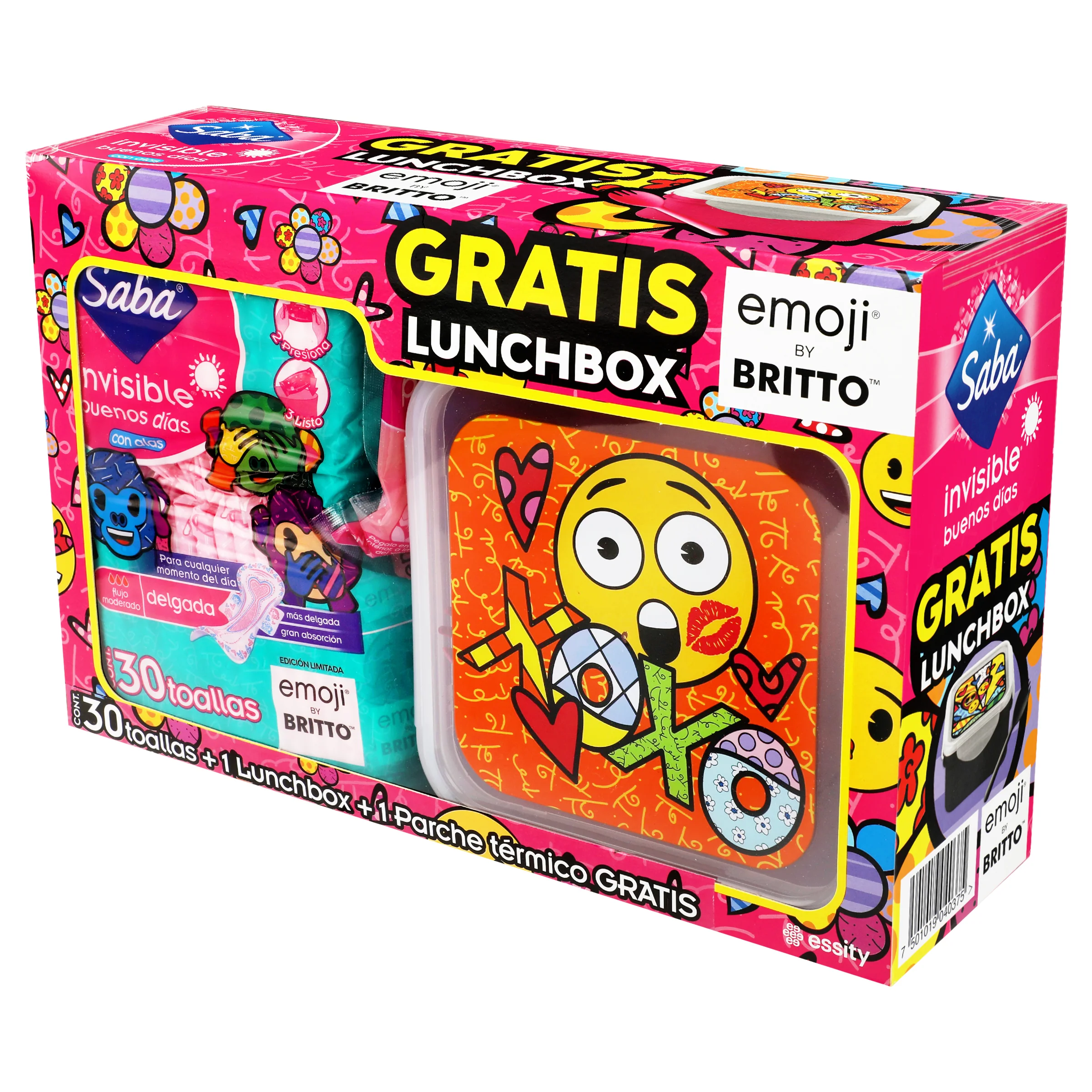 Toallas Sanitarias Saba Inv Con 30 Lunchbo