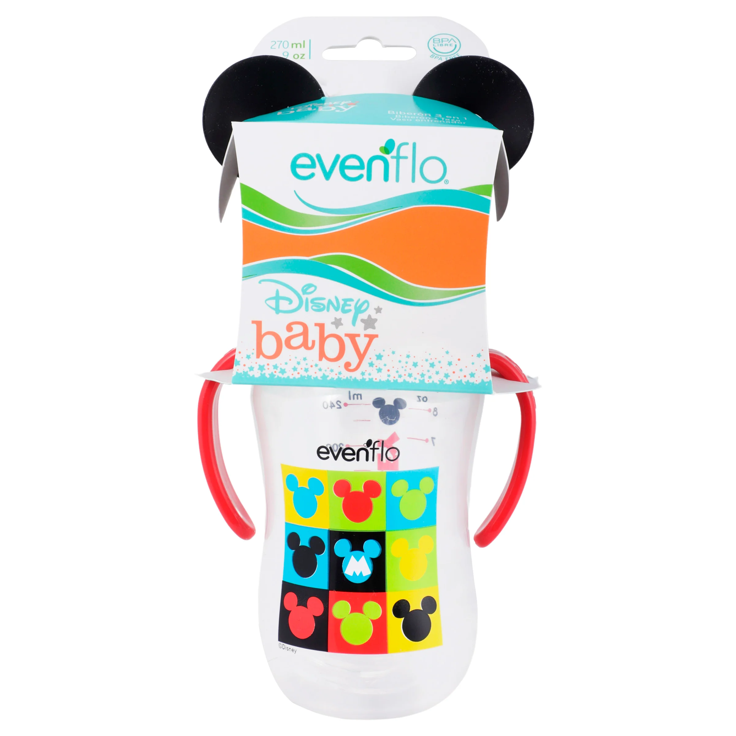 Biberón Evflo Disney 5En1 9Onz