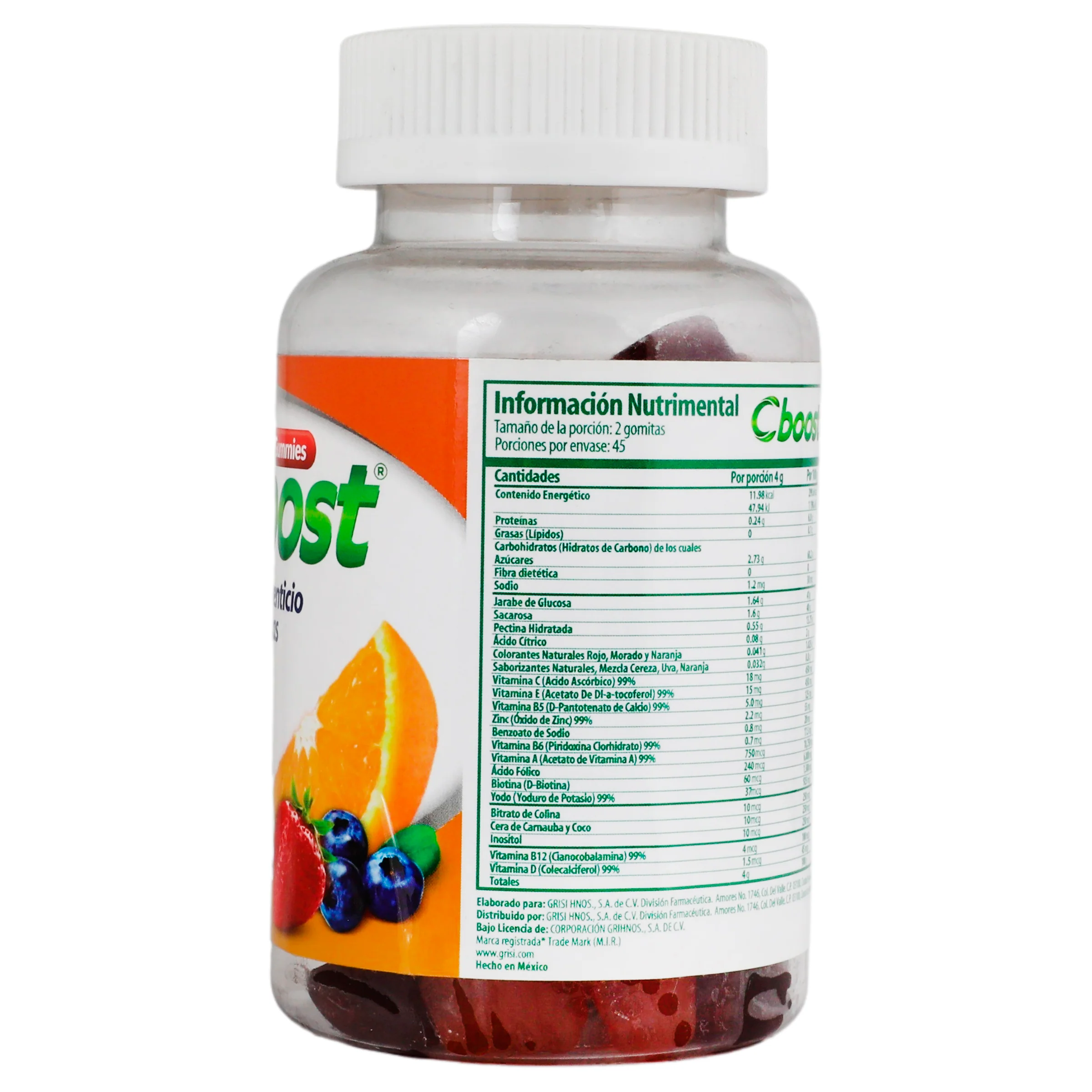 Gomitas C-Boost Multivitaminas Frasco 90 G - Image 5