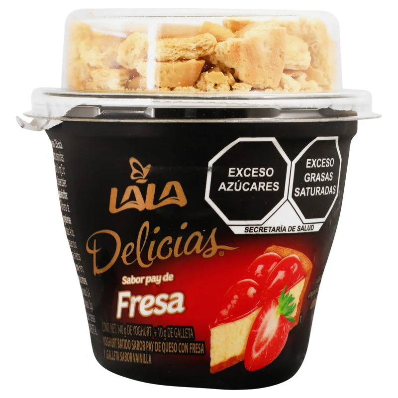 Yogurt Lala Delicias Batido Pay Fresa 140 G - Image 2