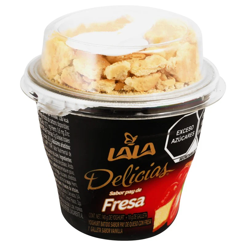 Yogurt Lala Delicias Batido Pay Fresa 140 G - Image 3