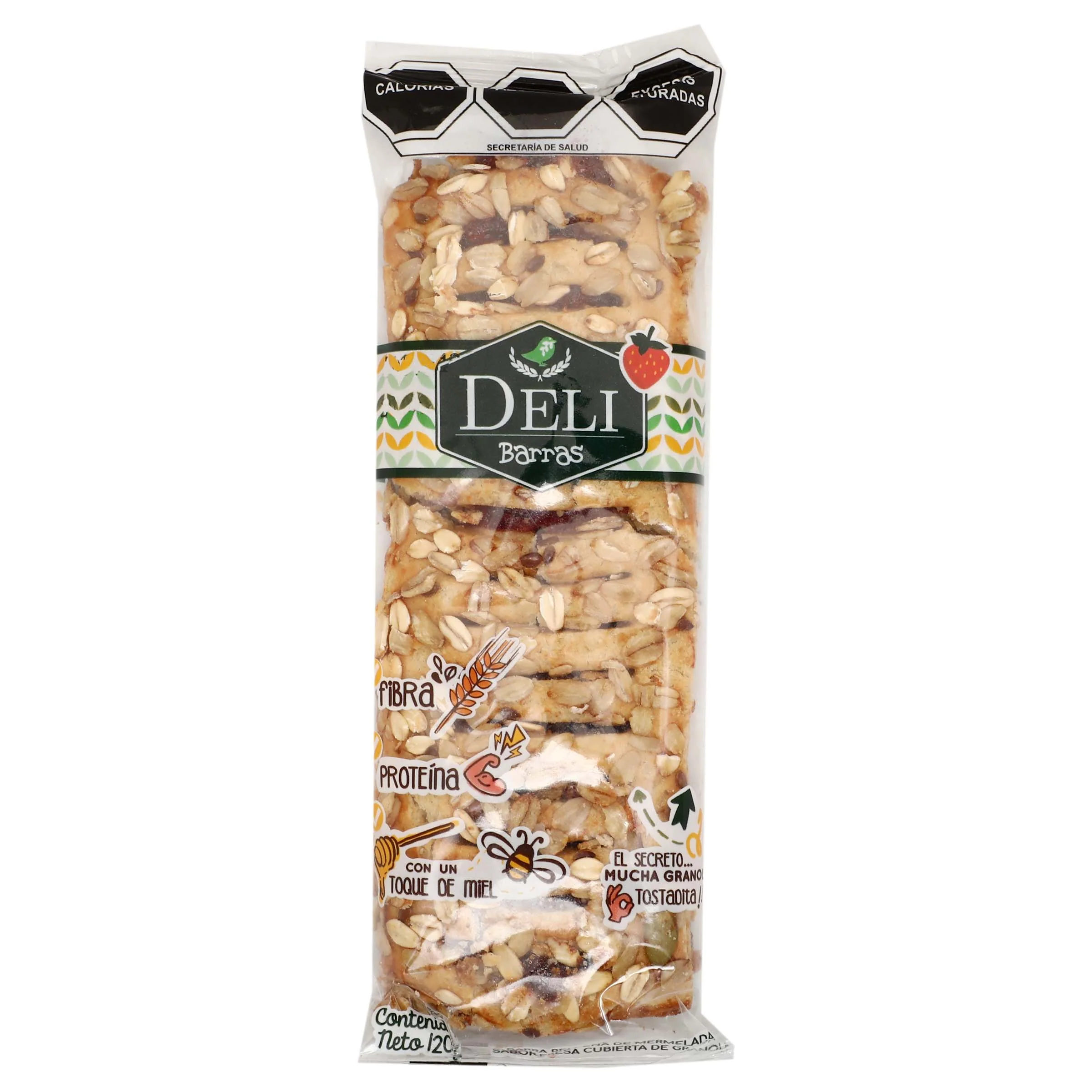 Deli Barras Fresa 120 G