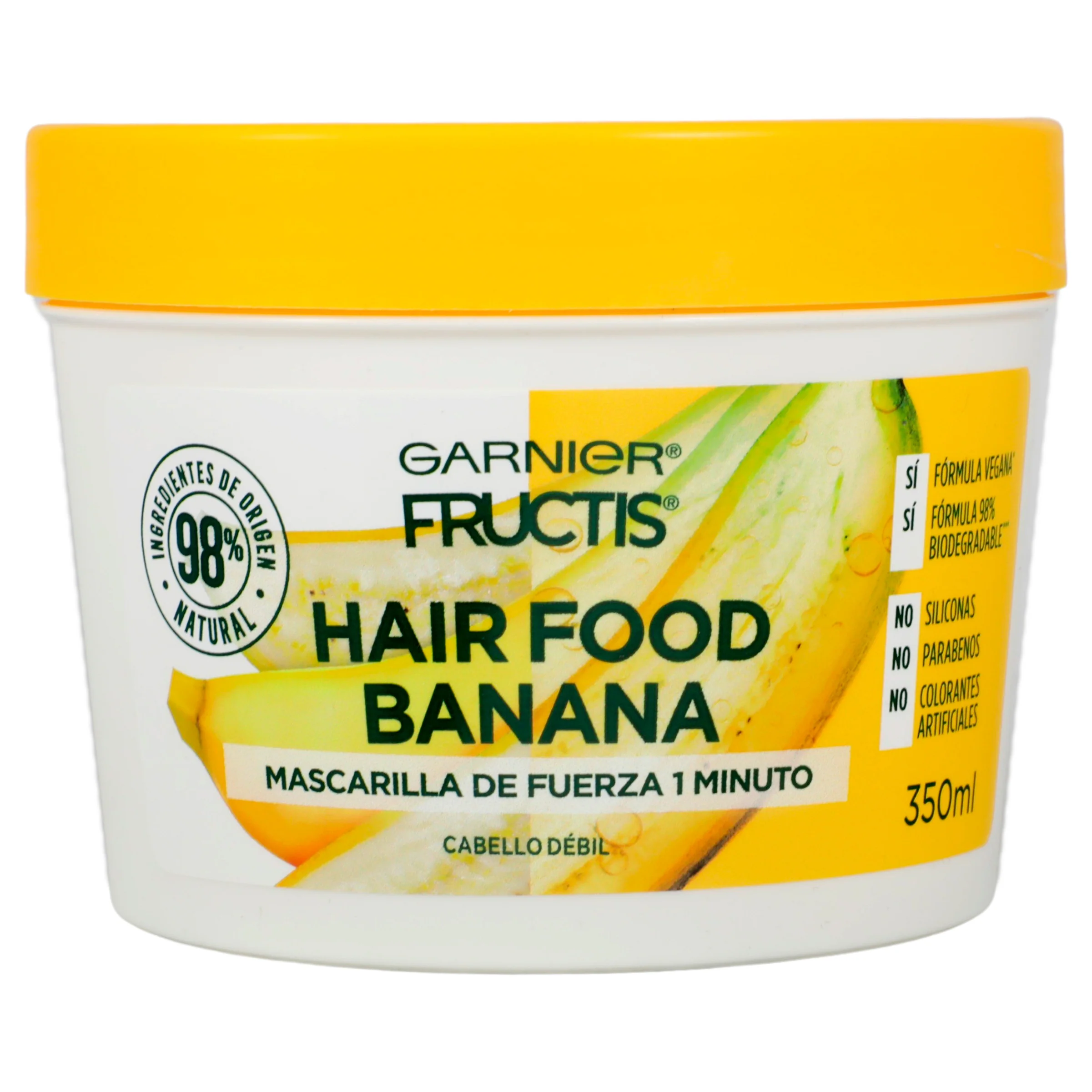 Mascarilla Fructis Cabello Debil Banana 350 Ml