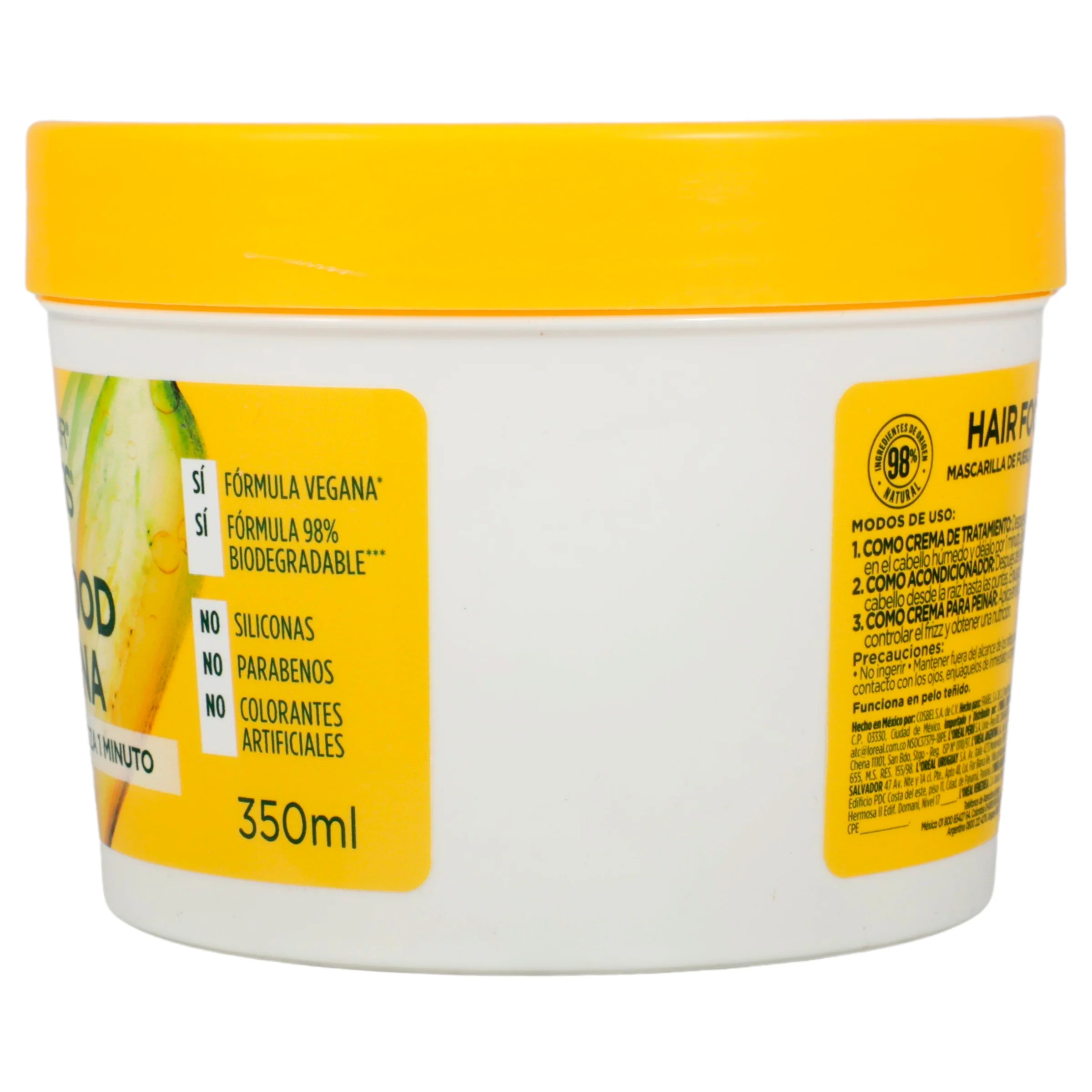Mascarilla Fructis Cabello Debil Banana 350 Ml - Image 5