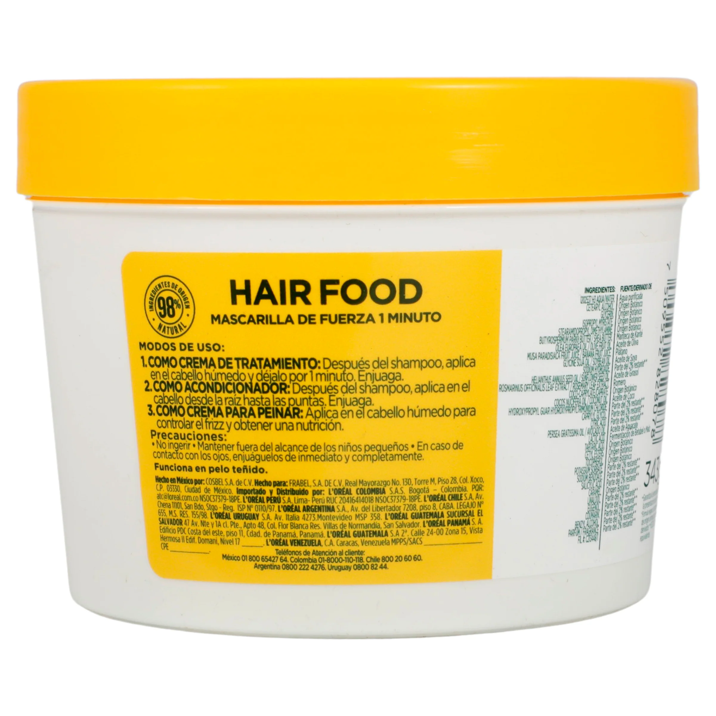 Mascarilla Fructis Cabello Debil Banana 350 Ml - Image 7