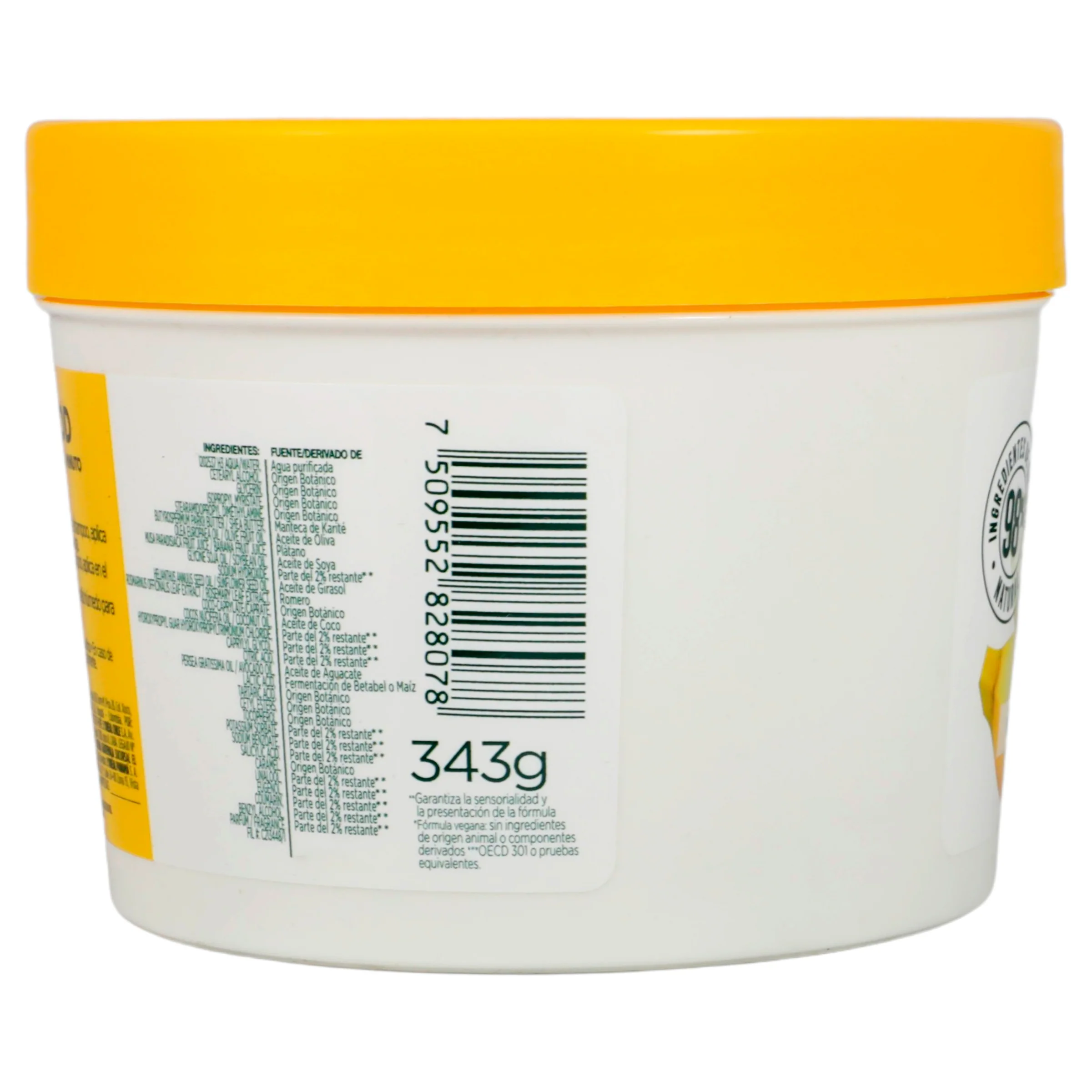 Mascarilla Fructis Cabello Debil Banana 350 Ml - Image 8
