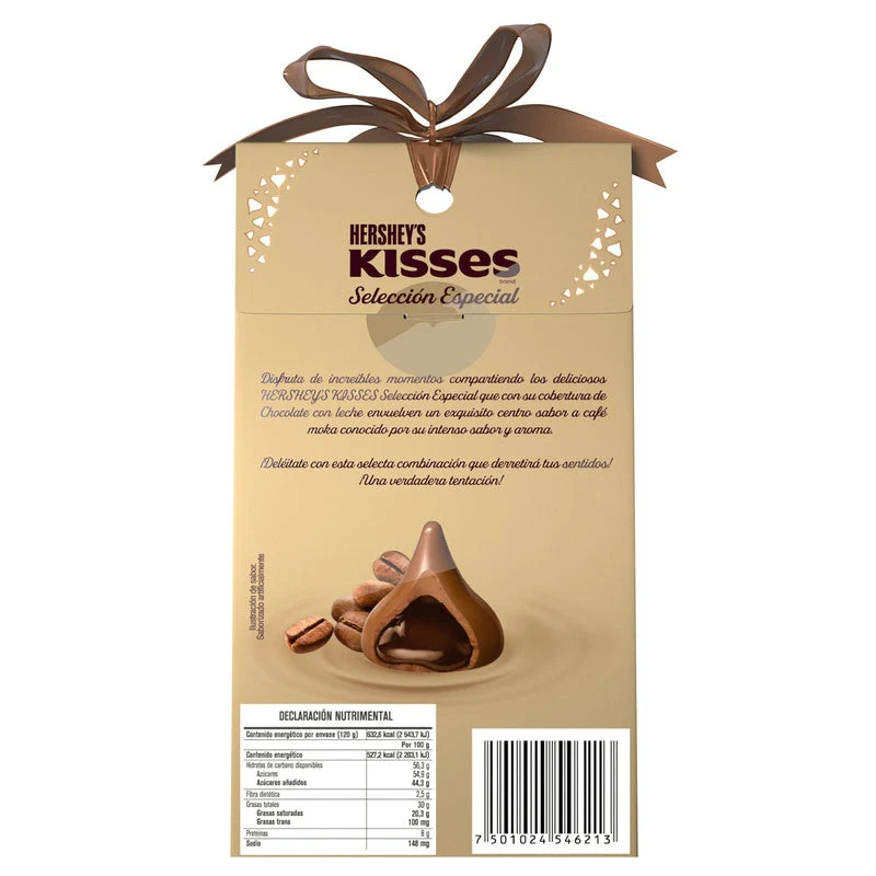 Chocolate Hersheys Kisses Moka 120 G - Image 2