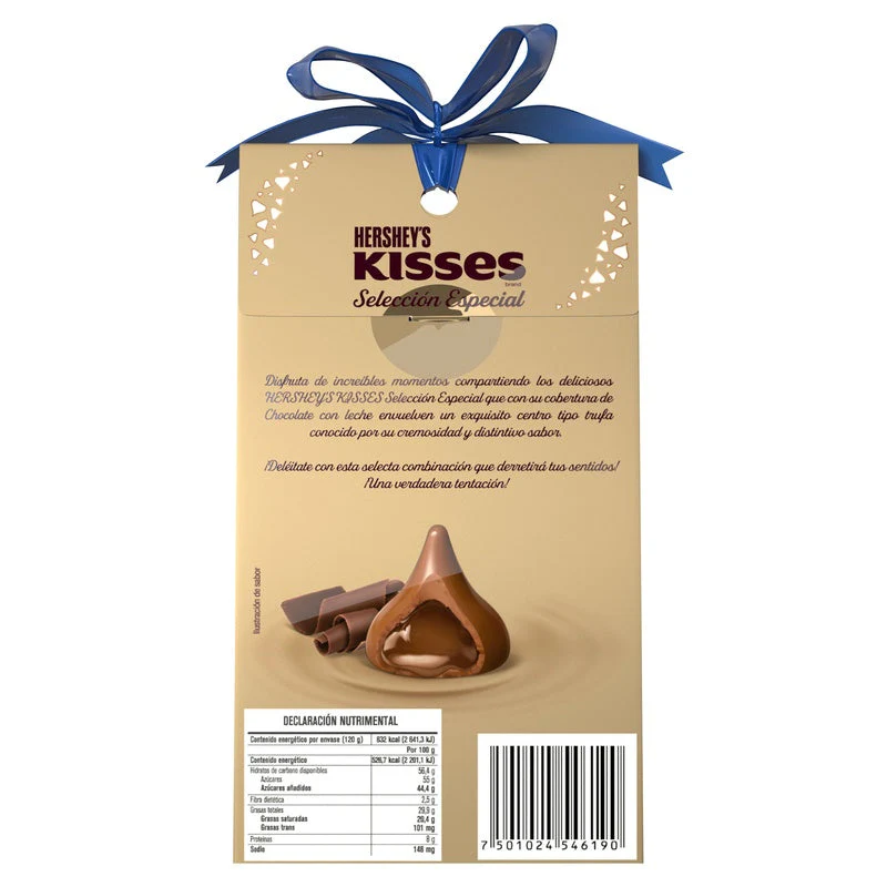 Chocolate Hersheys Kisses Trufa 120 G - Image 3