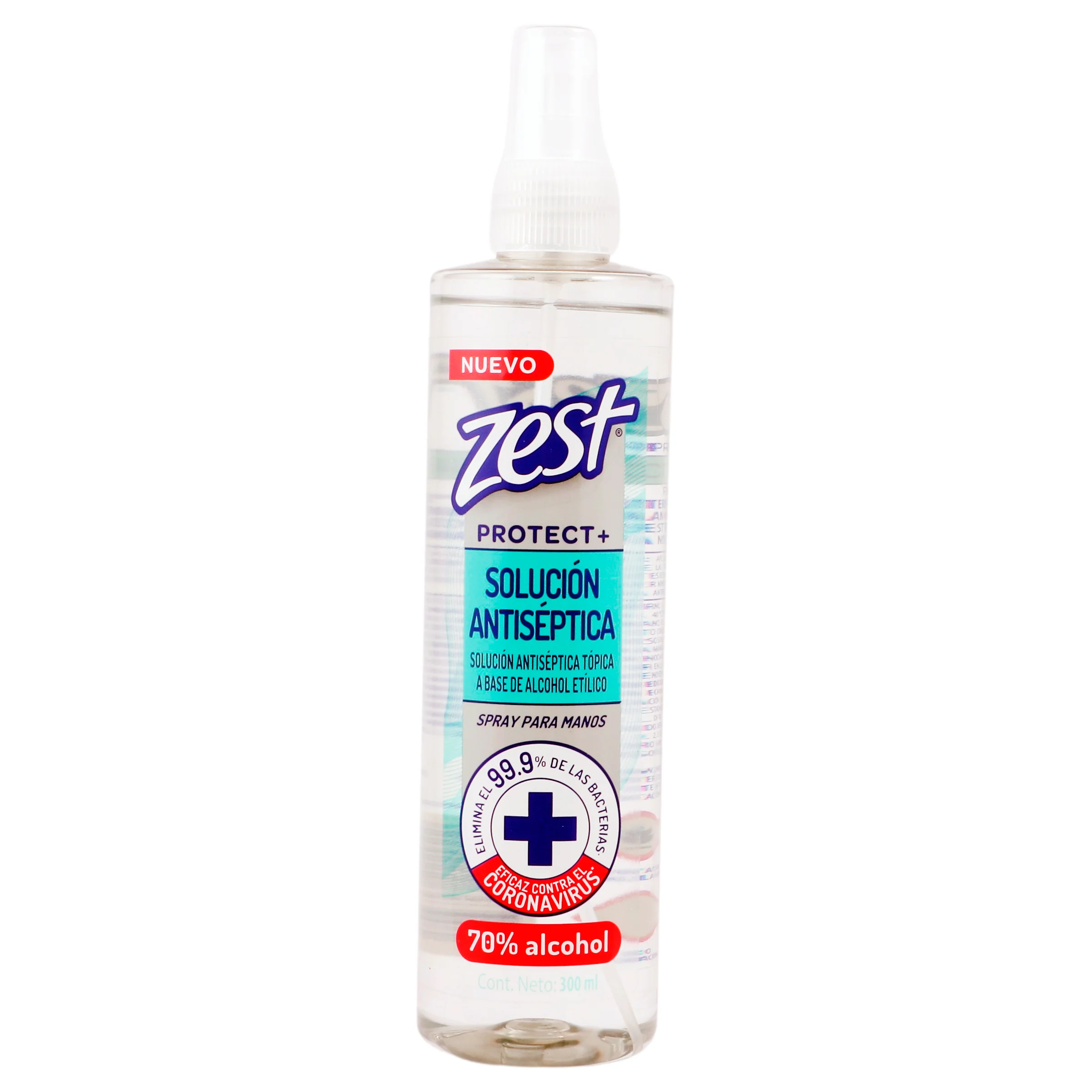 Alcohol Zest Protec Manos Spray 300 Ml - Image 2