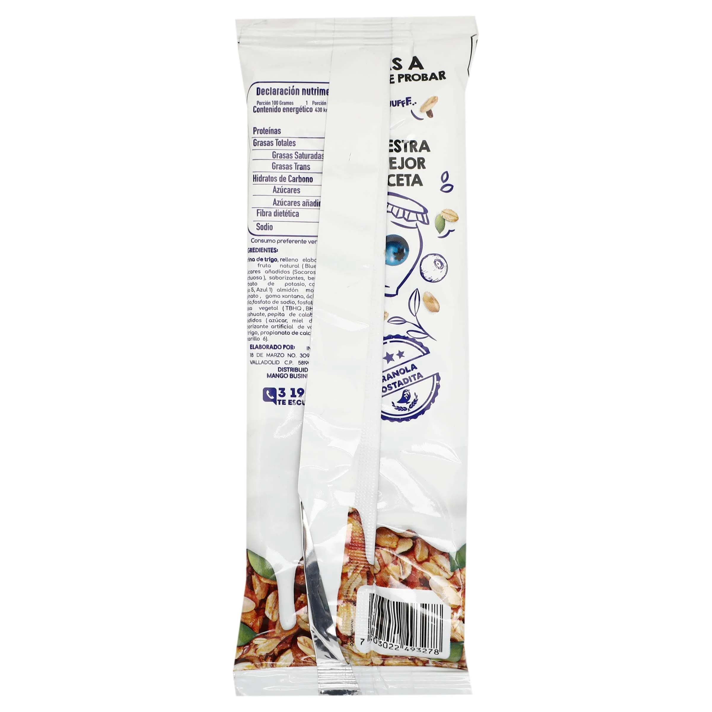 Deli Barras Yogurt Blueberry 100 G - Image 2