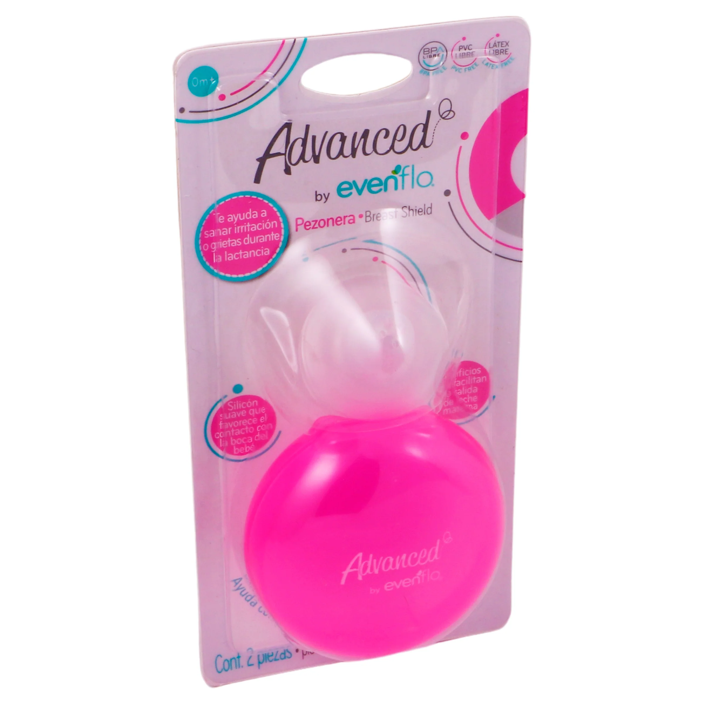 Pezonera Evenflo Advanced 2 Piezas Estuche - Image 2