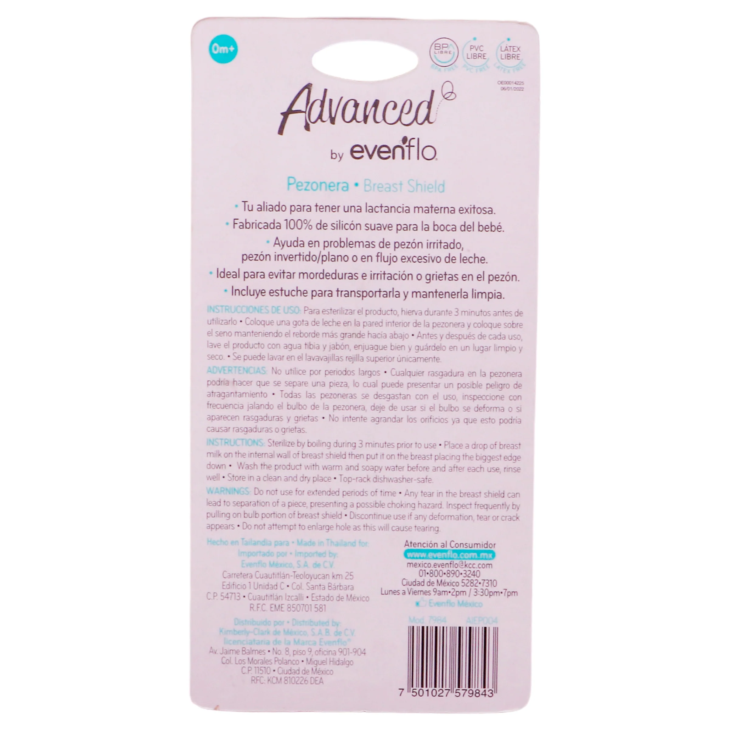 Pezonera Evenflo Advanced 2 Piezas Estuche - Image 7