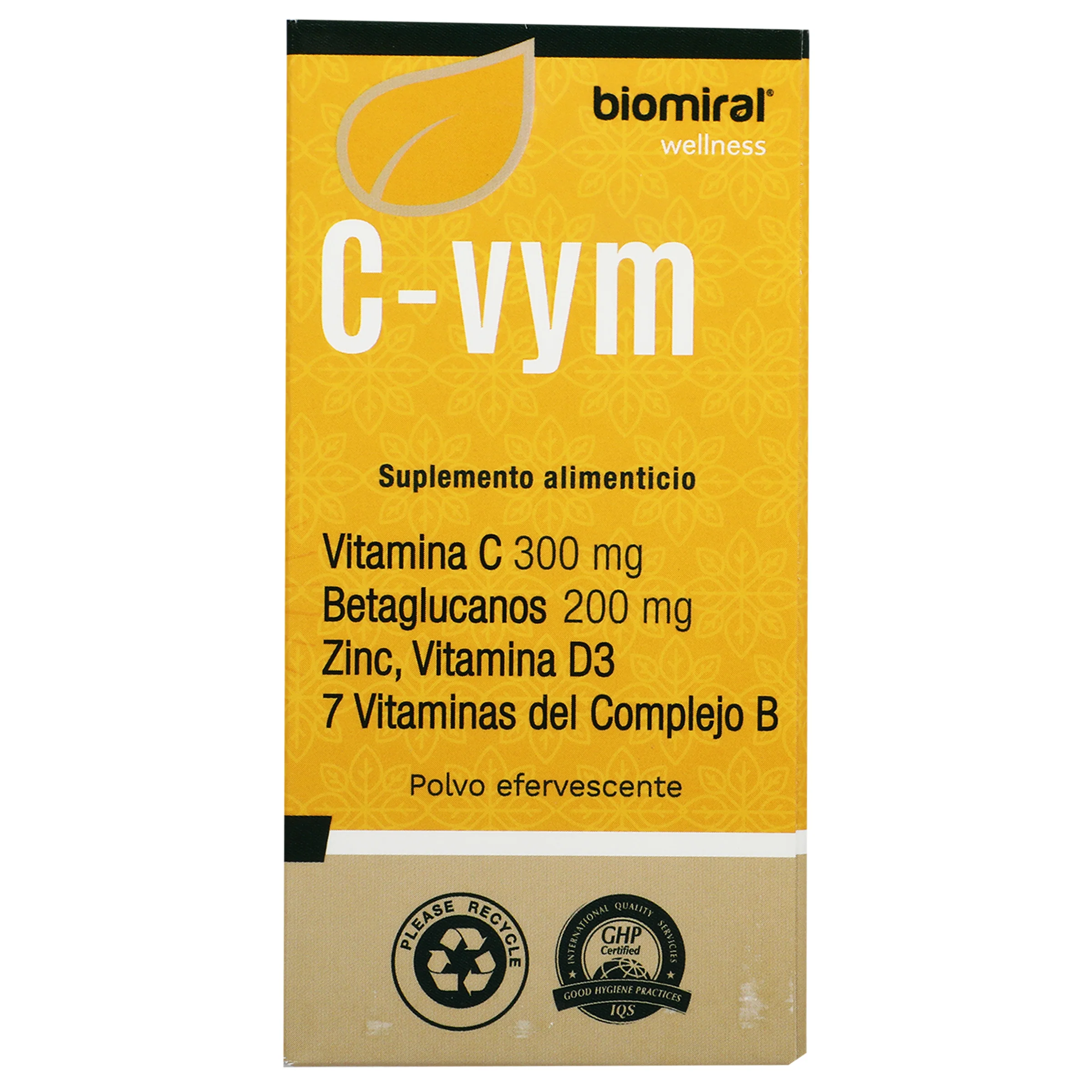 C-Vym (Vitamina Con Betaglucanos/Zinc Y Vitamina D3 Con 10 Sobres - Image 4
