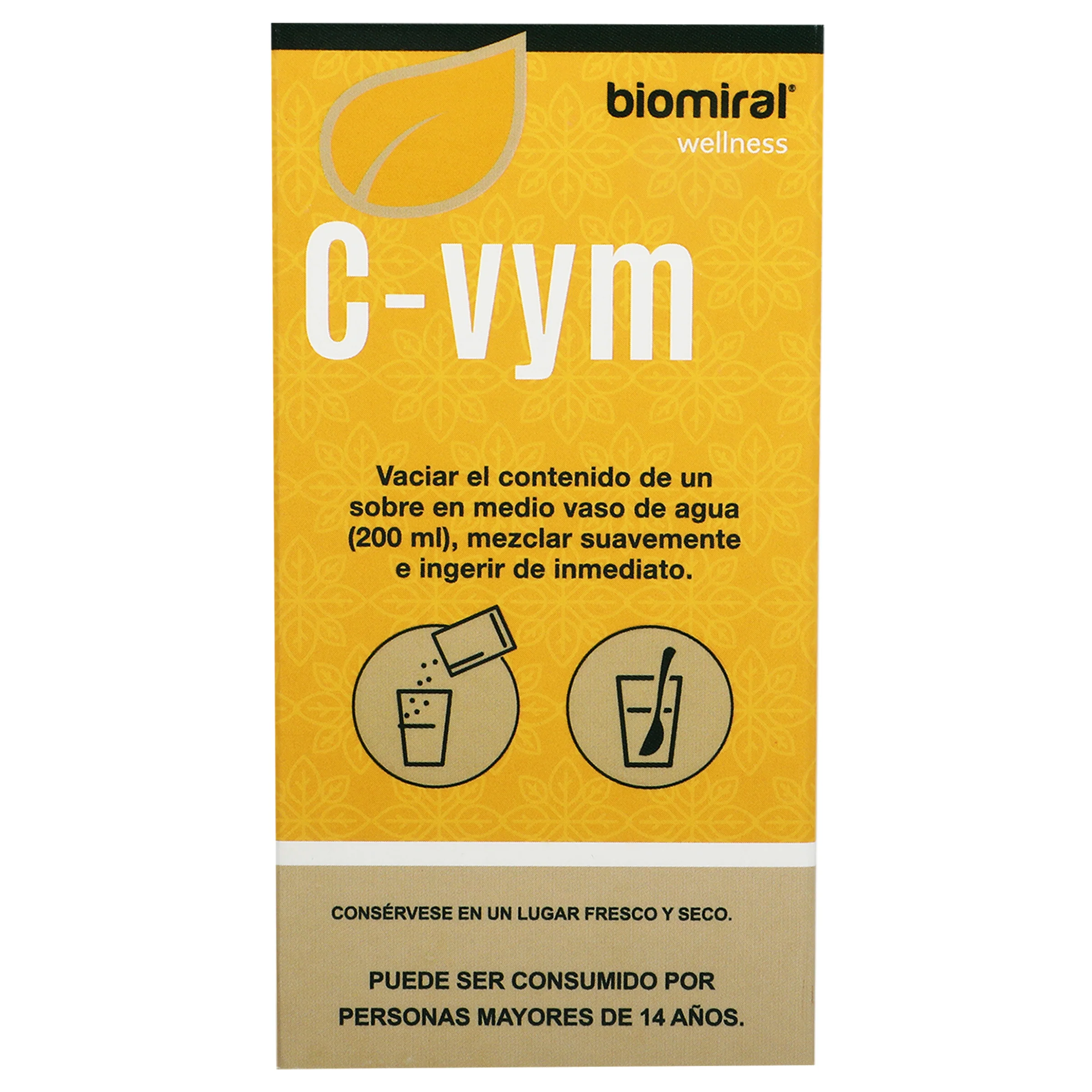 C-Vym (Vitamina Con Betaglucanos/Zinc Y Vitamina D3 Con 10 Sobres - Image 7
