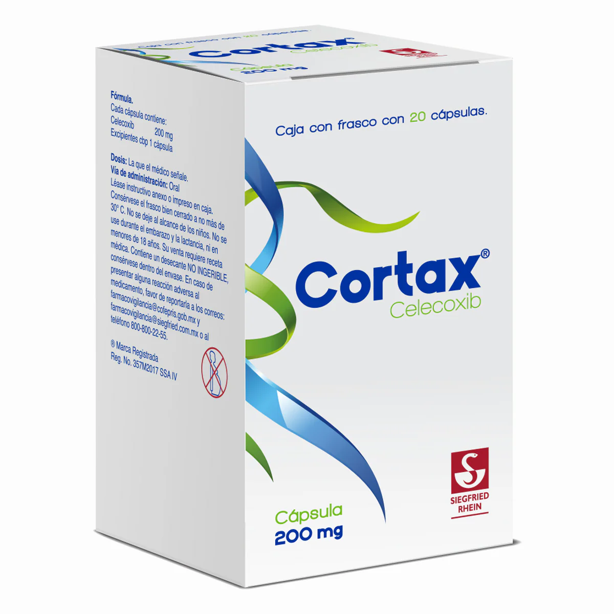 Cortax 200 Mg - Caja Con 20 Cápsulas (Celecoxib) - Image 3
