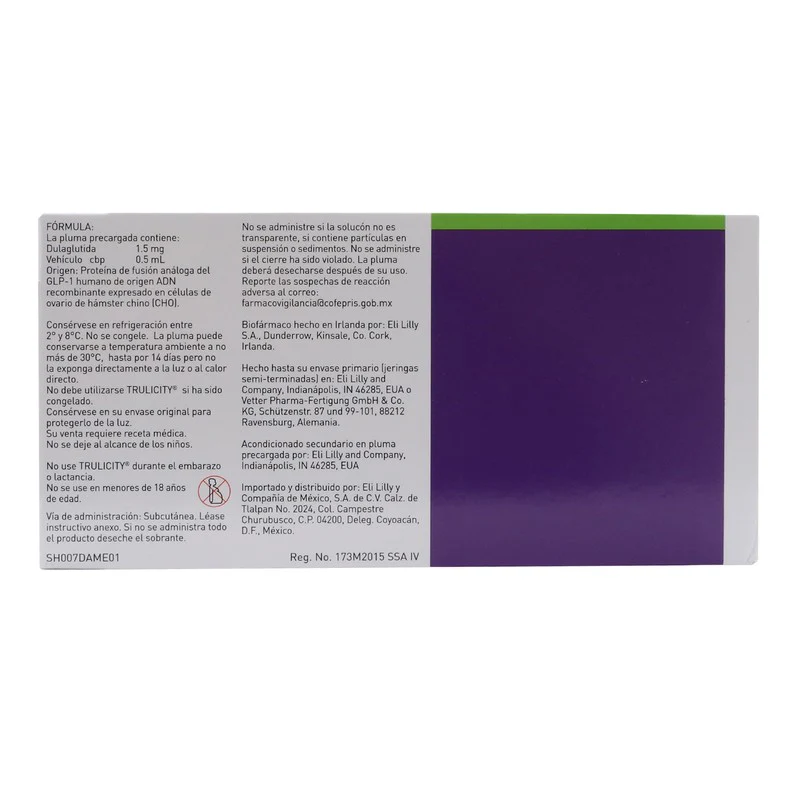 Trulicity 1.5 Mg/0.5 Ml Inyectable C/2 Plumas - Image 4