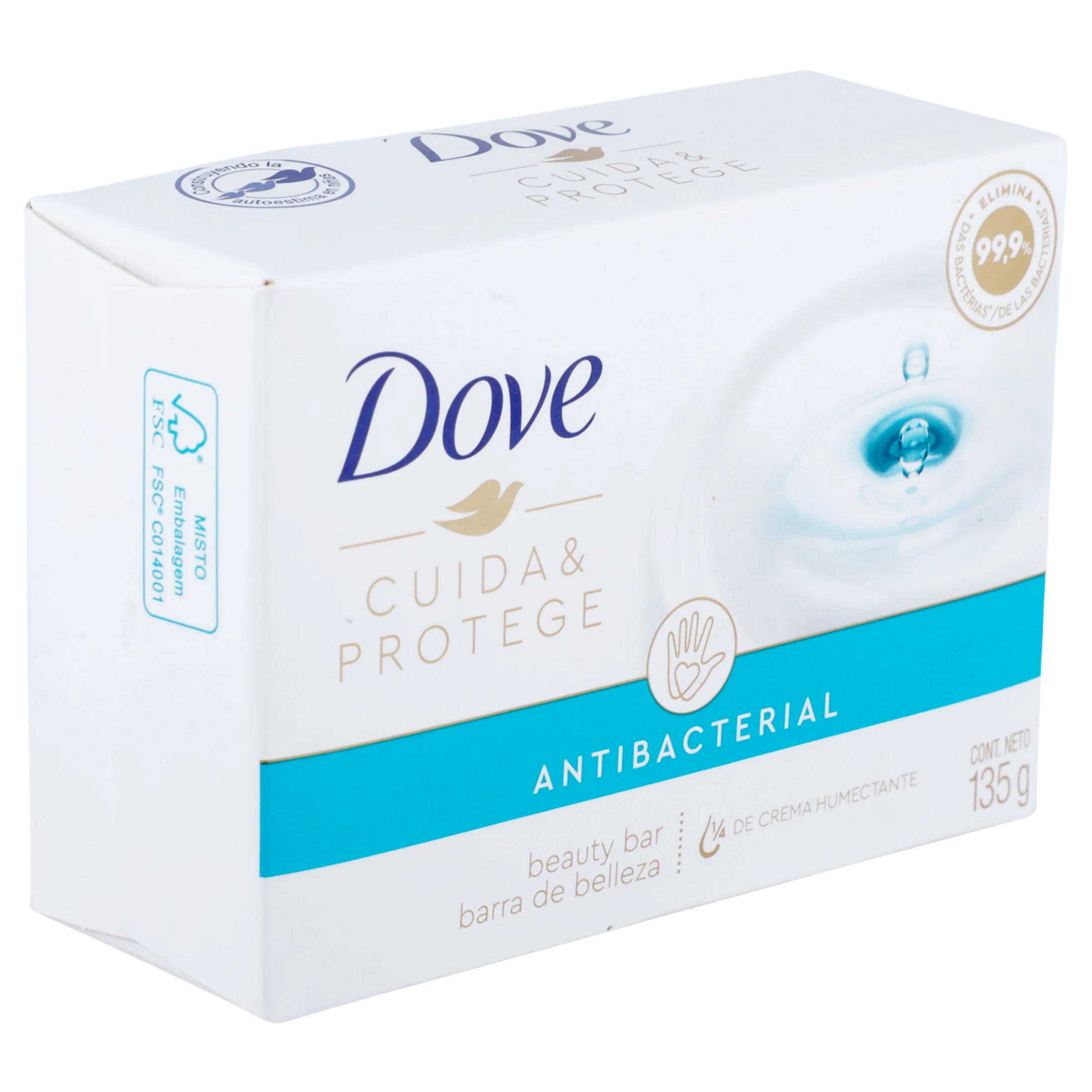 Jabon Dove Barra C-Prot Antib 135 G - Image 2