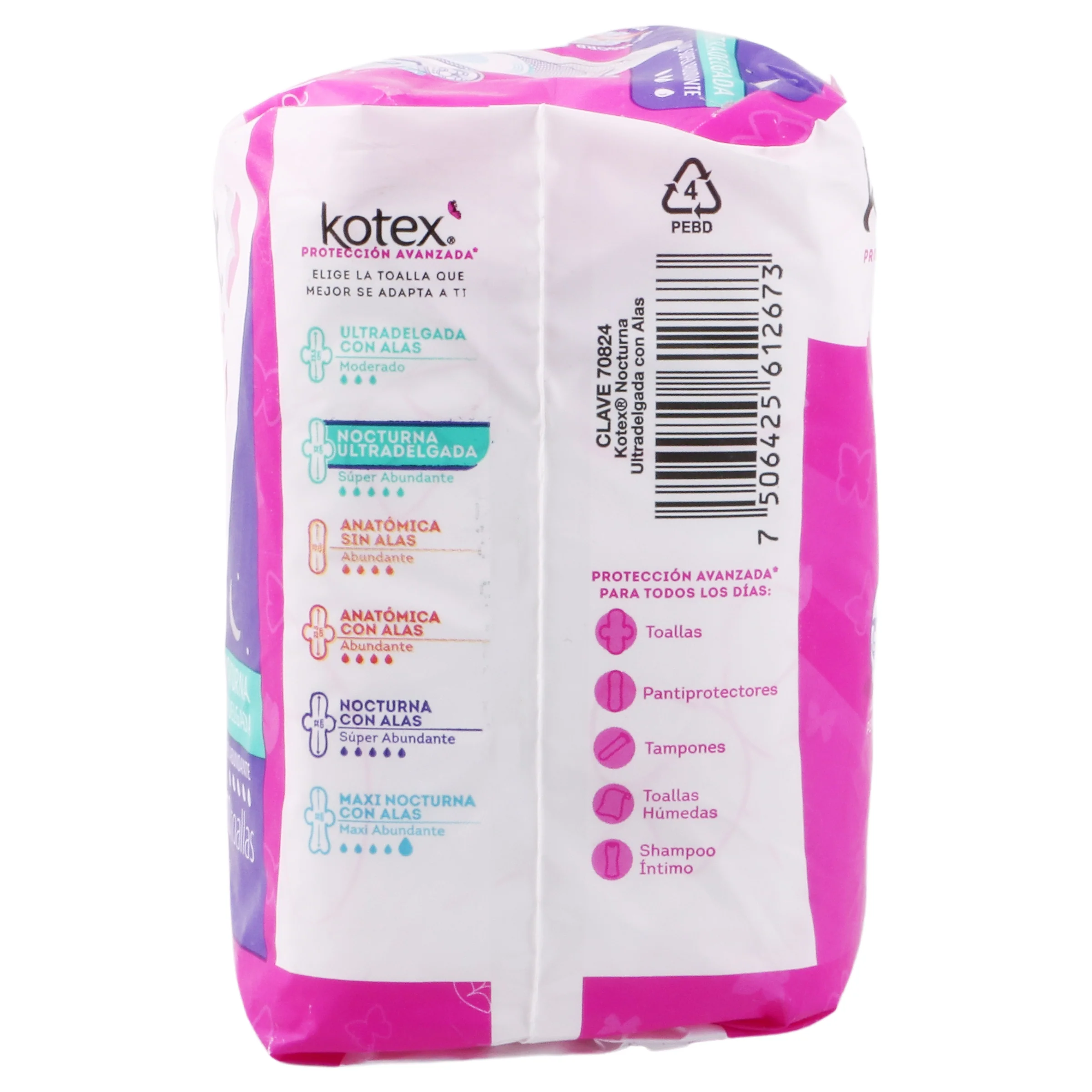 Toallas Sanitarias Kotex Nocturna Ultra Delgada Con 10 Piezas - Image 5