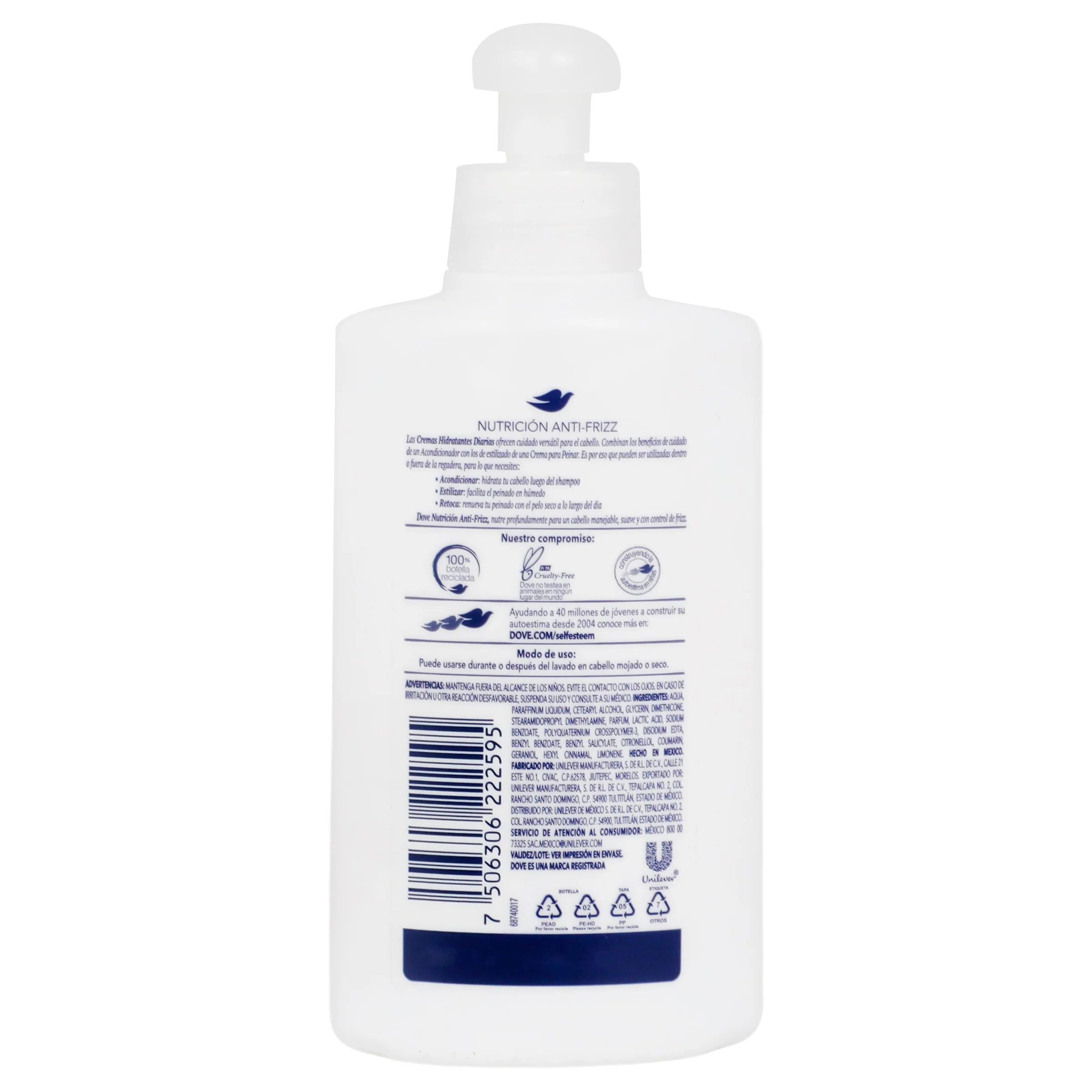 Crema Dove P/Pei Hidra A-Friz 120 Ml - Image 7