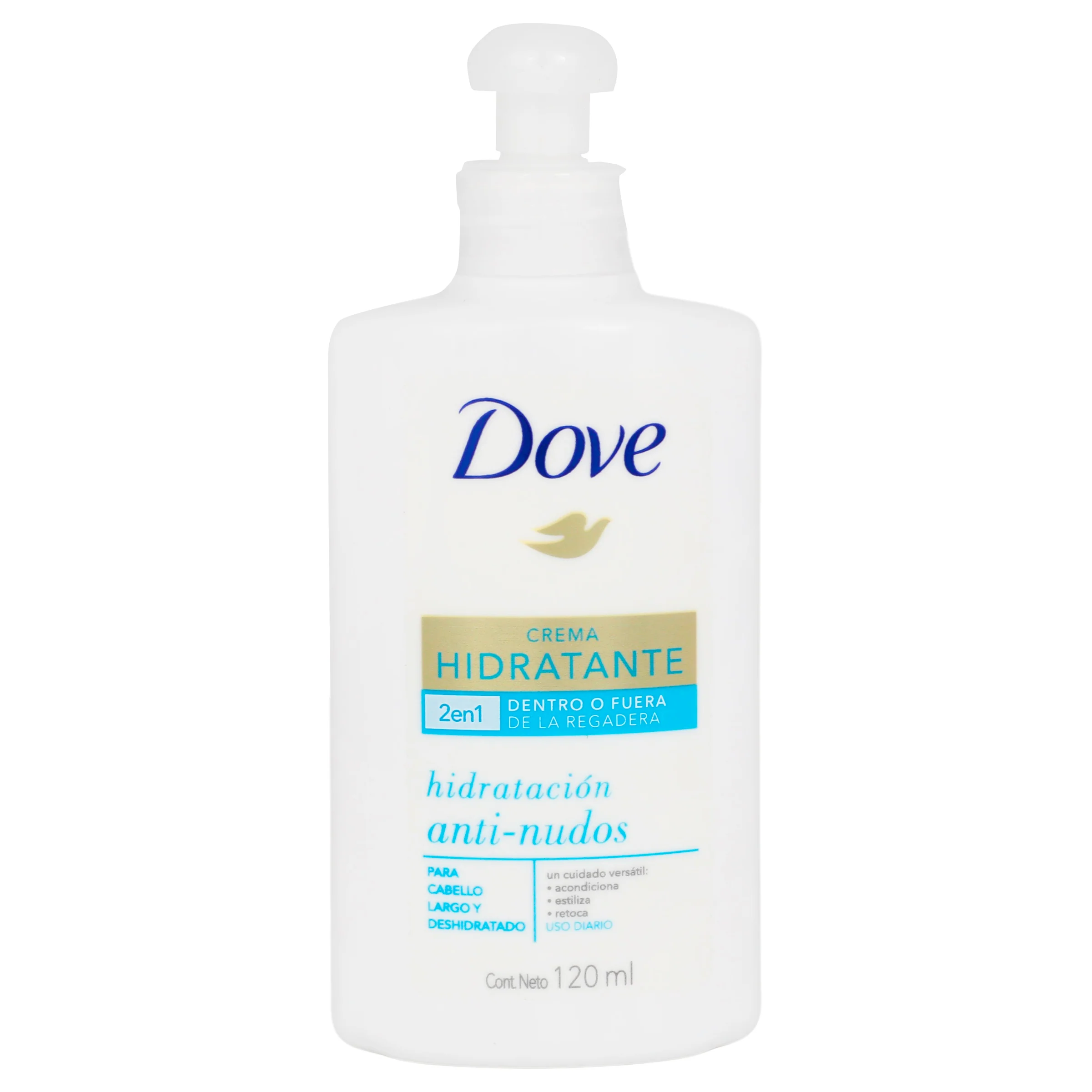 Crema Dove Para Peinar Hidra Anti Nudo 120 Ml