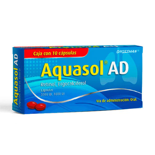 Aquasol-Ad 3300/1000Ui 10 Caps