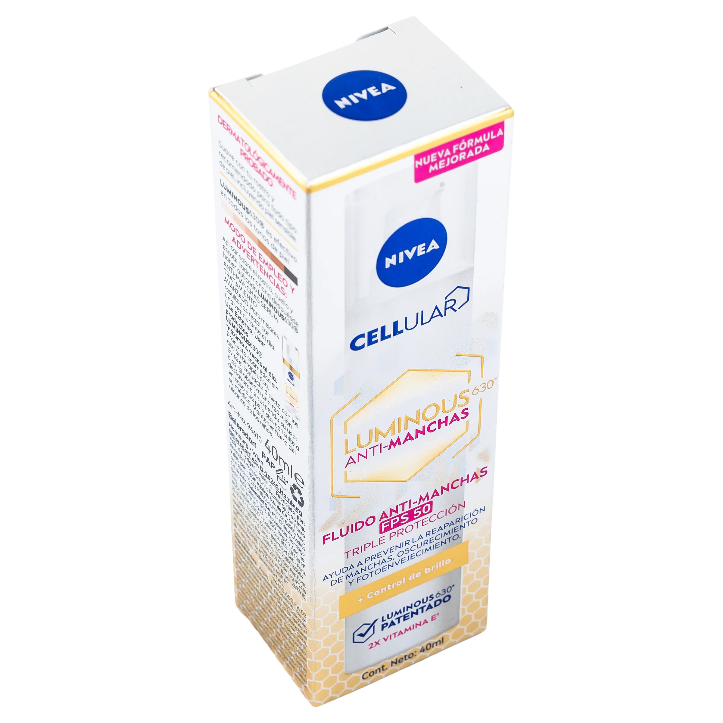 Fluido Nivea Luminous 630 Antimanchas Fps 50 40 Mililitros - Image 2