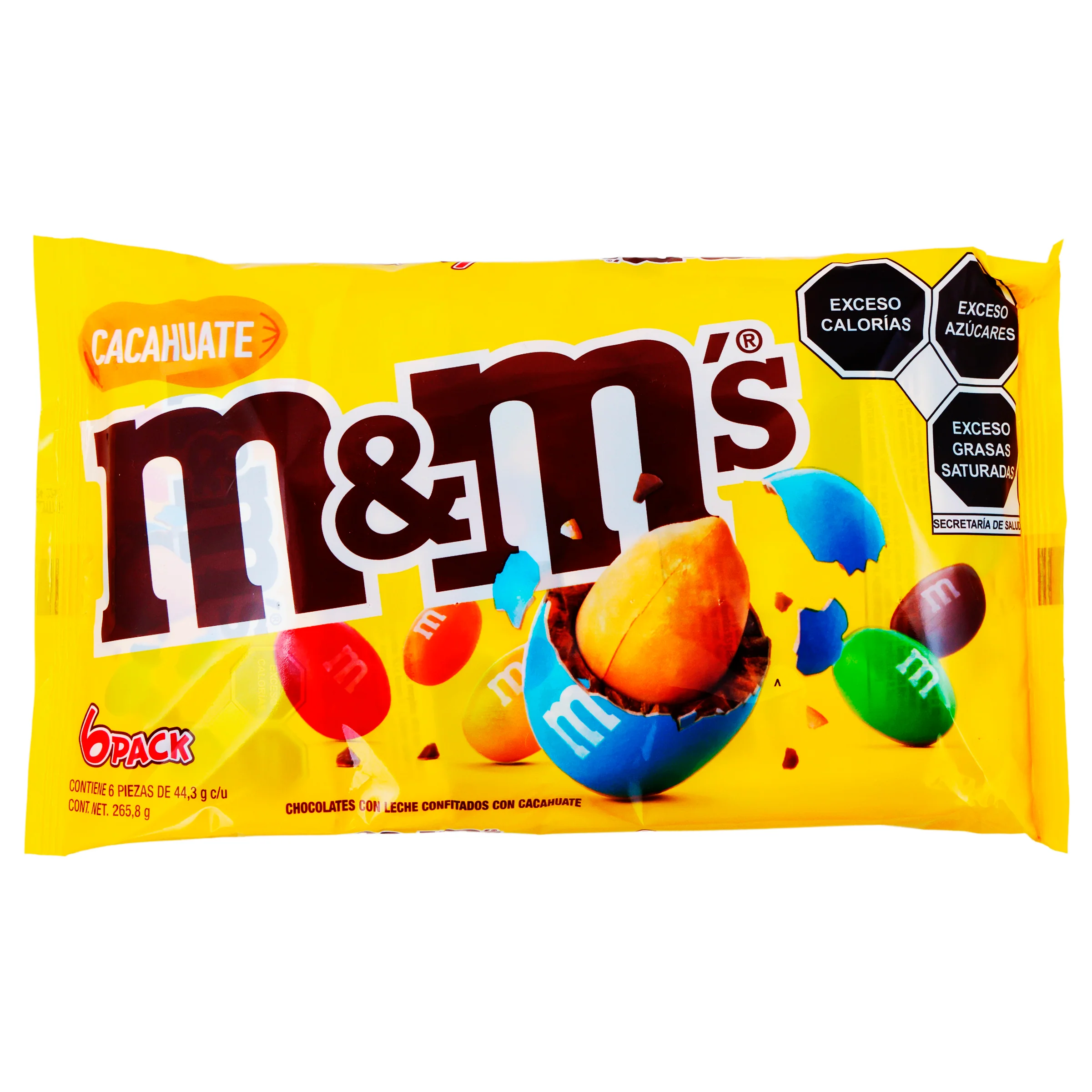 Exh Choco M&Ms 44.3 6 Pack 265,8 G