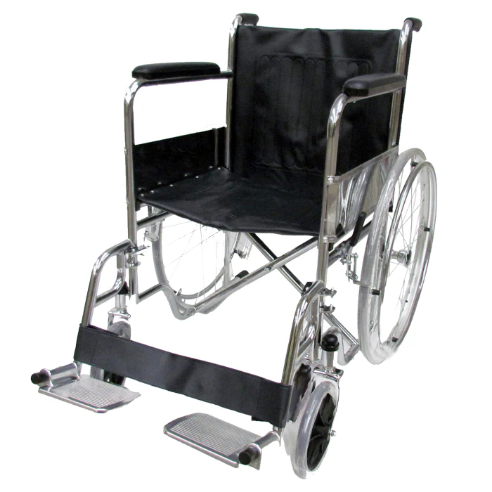 Wxc18Crfdas Silla De Ruedas 18 Cromada Fija/Removible Aluminio Solida
