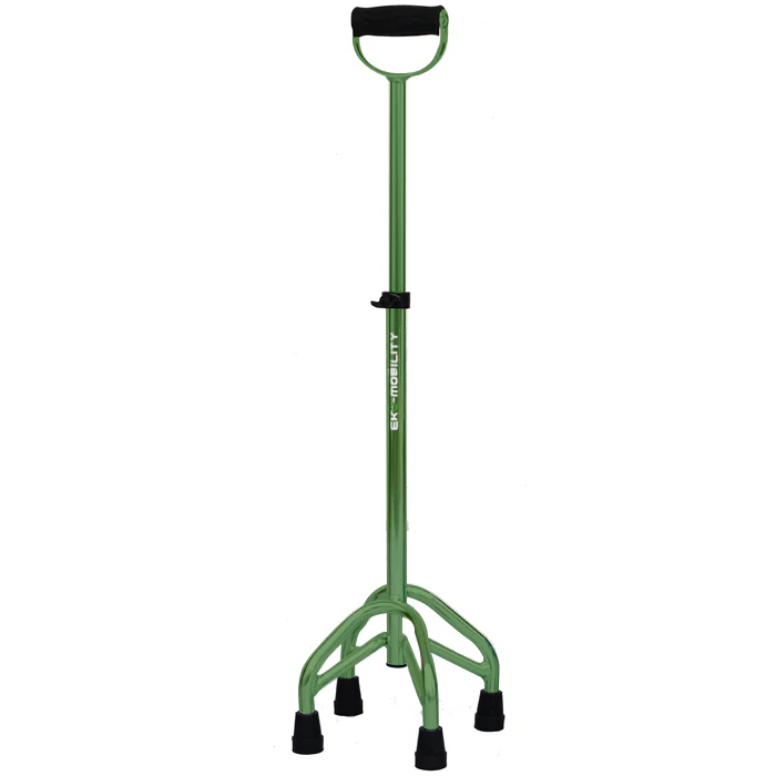 Eb040503S Baston 4 Apoyos Anodizado Palta Altura Ajustable