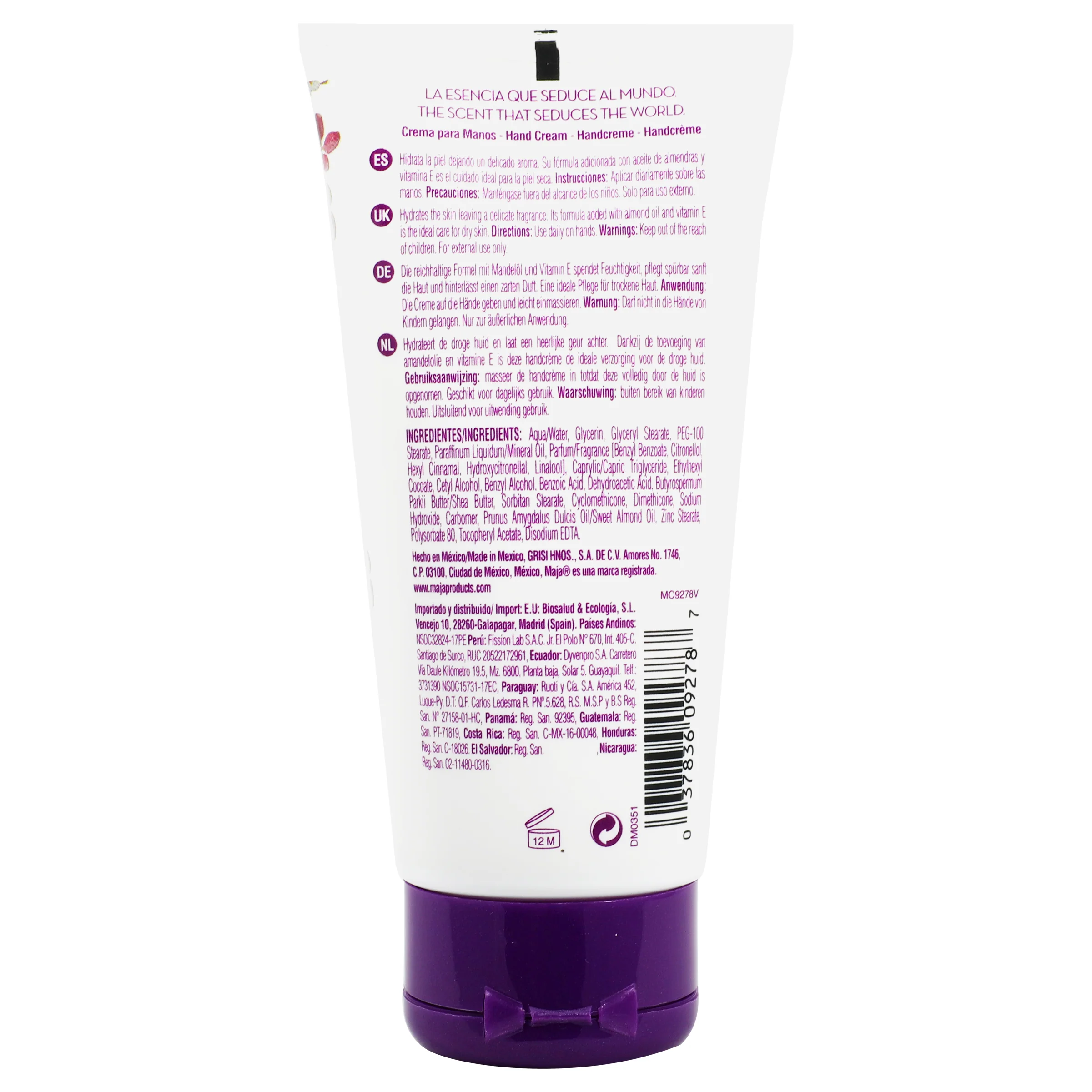 Crema Maja Para Manos Flor Ciruela 80Ml - Image 7