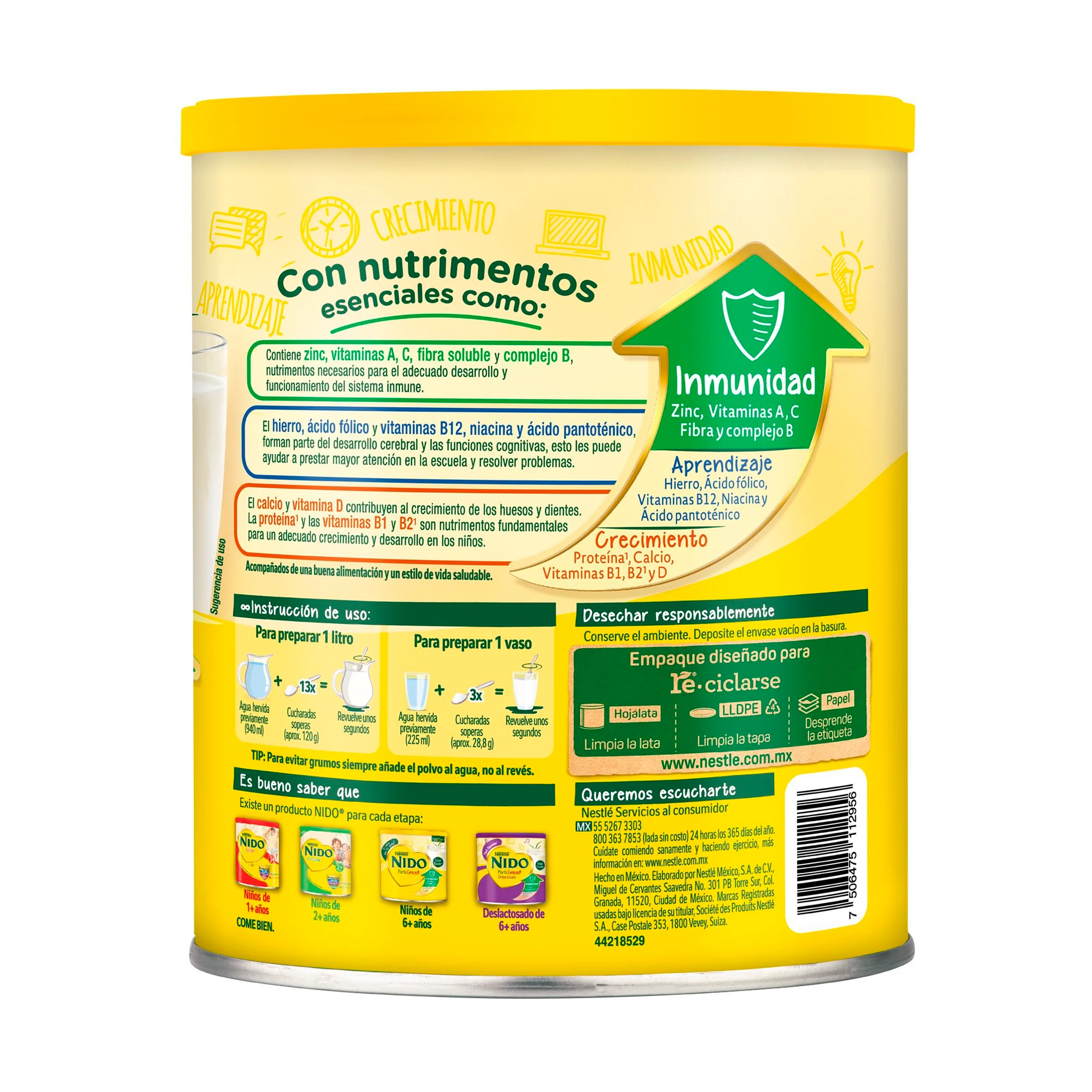 Nido Forticrece Edad Escolar 720 G - Image 8