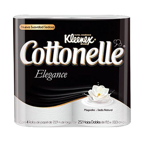 Papel Higienico Cottonelle Elegance Con 4 Rollos