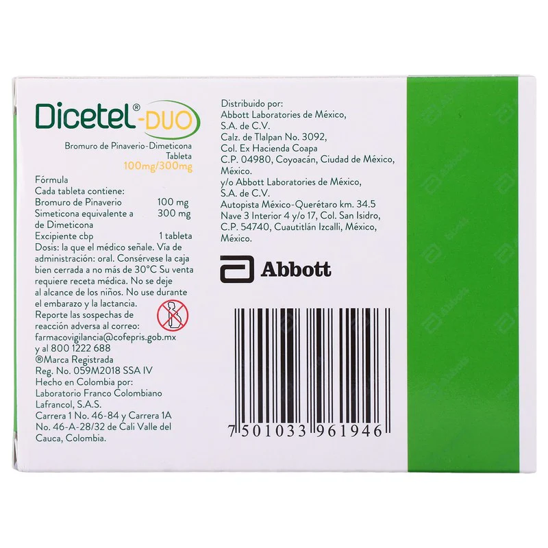 Dicetel Duo 100/300 Mg Con 36 Tabletas - Image 7