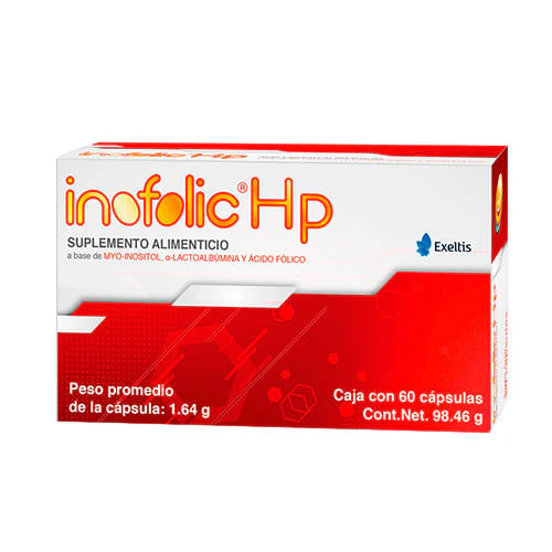 Inofolic Hp 98.4 G Suplemento Alimenticio Con 60 Capsulas