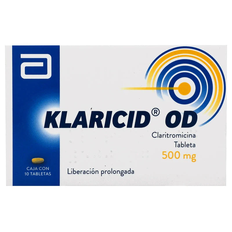 Klaricid-Od 500 Mg Con 10 Tabletas - Image 2