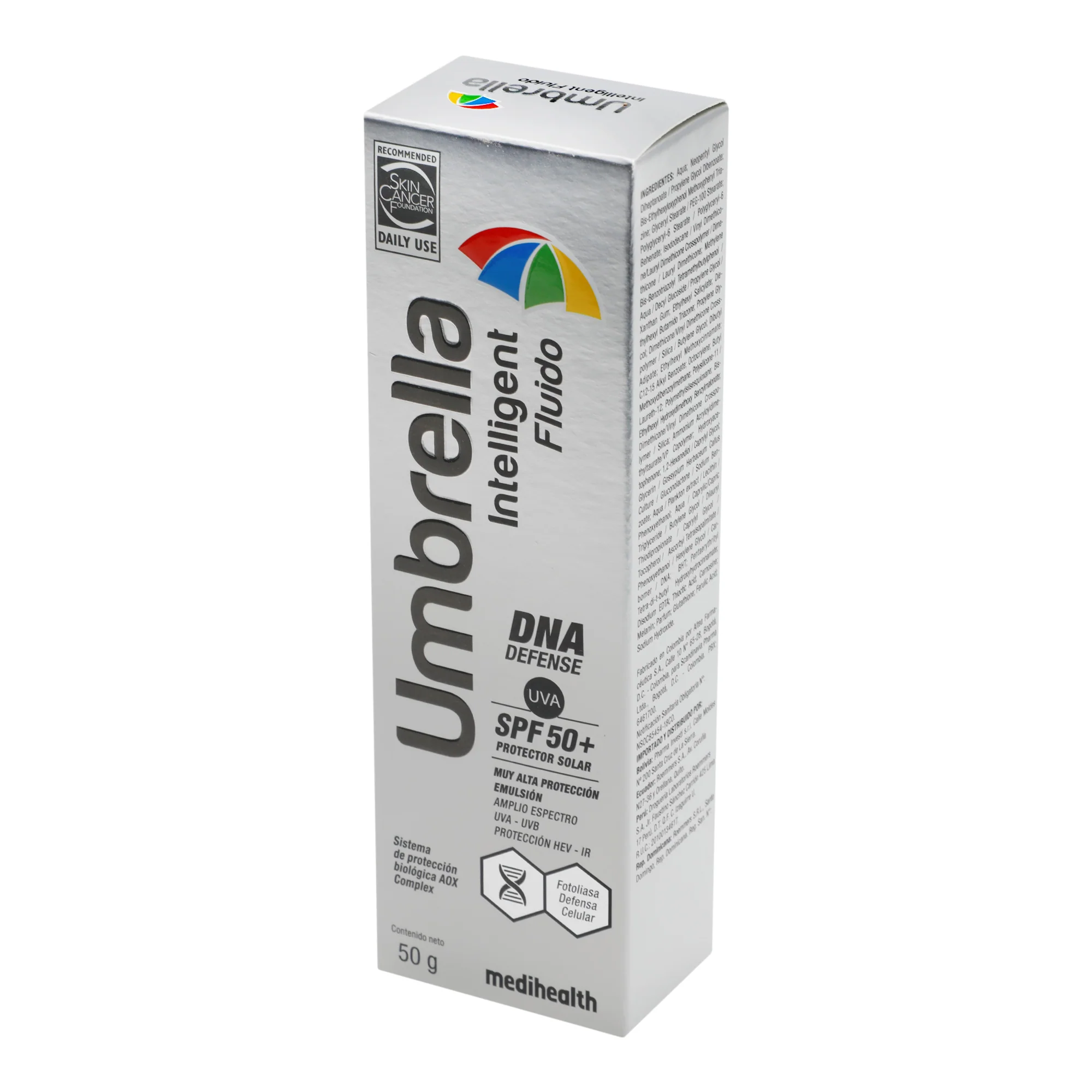 Bloqueador Umbrella Intelligent Fluido Spf 50 50 G - Image 3
