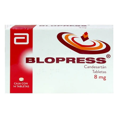 Blopress 8 Mg Con 14 Tabletas