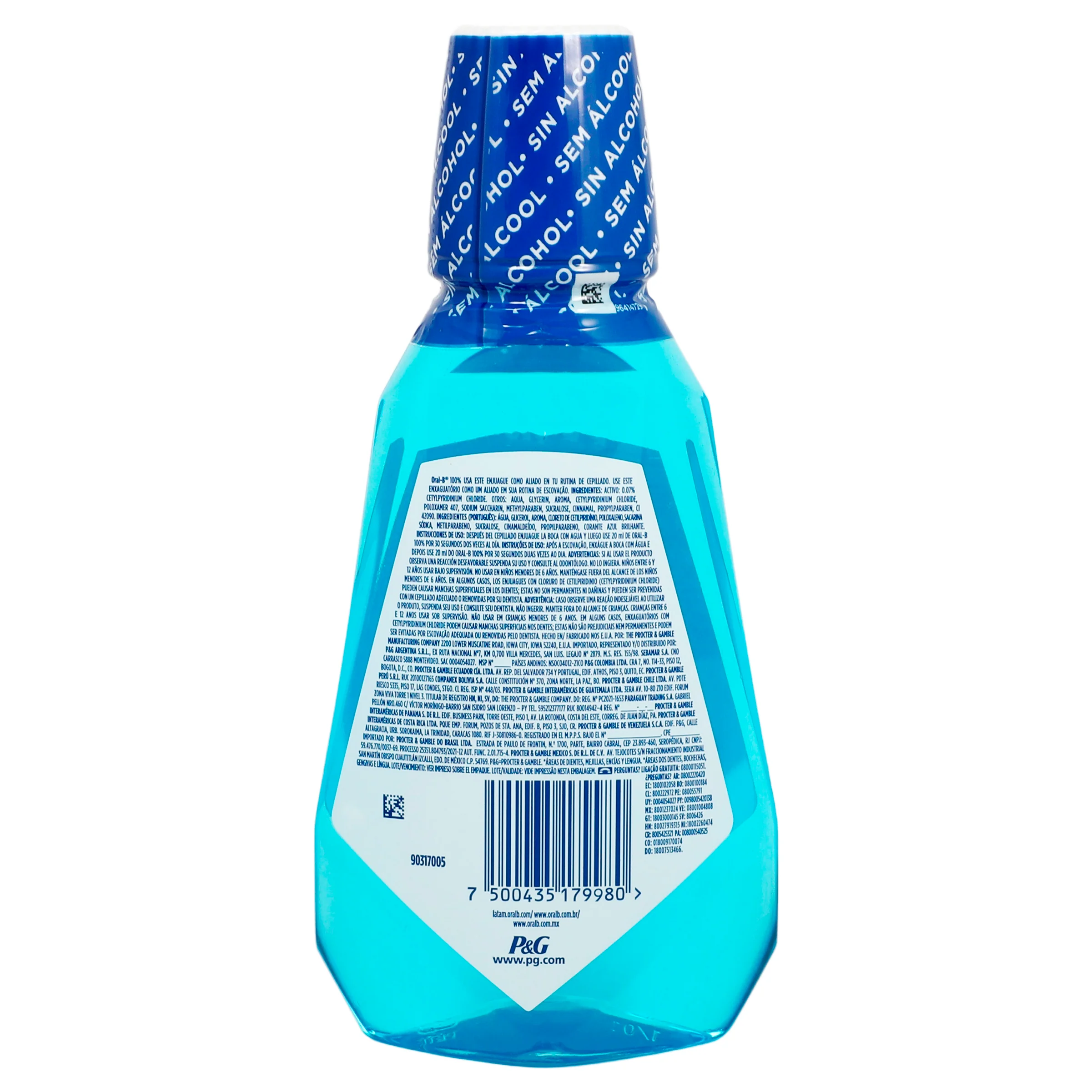 Enjuage Bucal Oral-B 100% Mta 250 Ml - Image 7